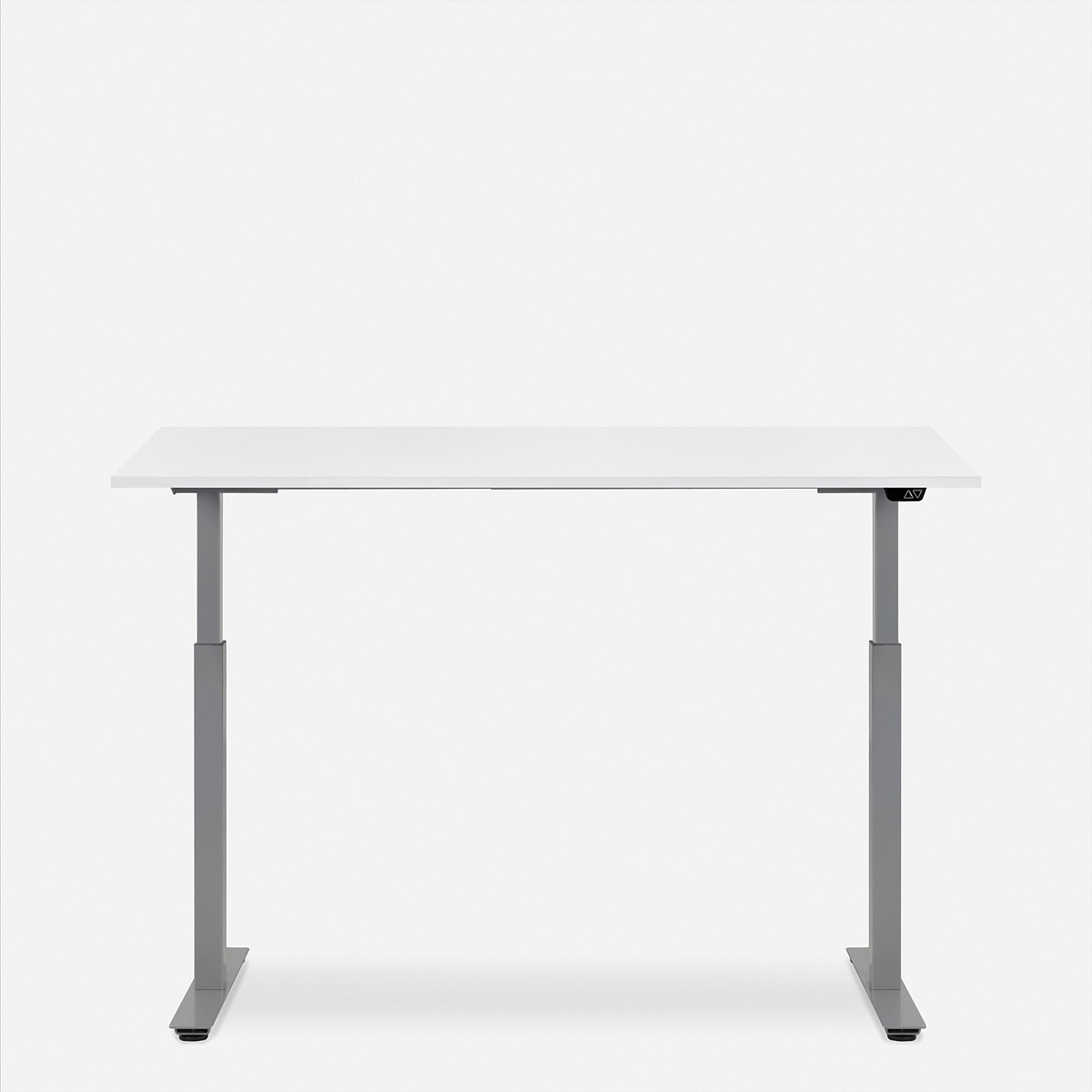 Schreibtische »WRK21 Schreibtisch Smart 180 x 80 cm, Höhenverstellbar, Weiss Uni / Grau«