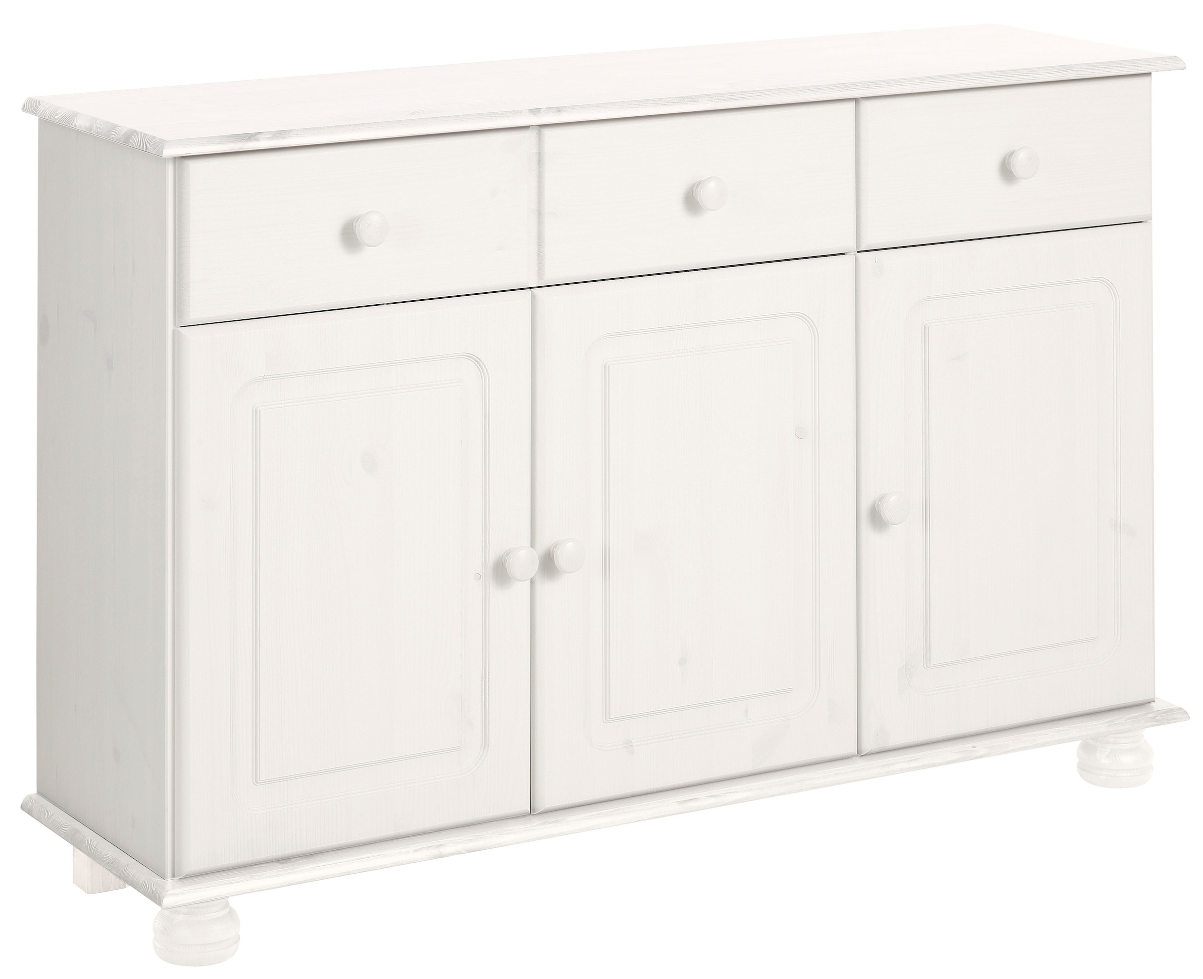 Home affaire Sideboard »Mette«, Kommode mit gefrästen, kugelförmigen Füssen, Breite 120 cm