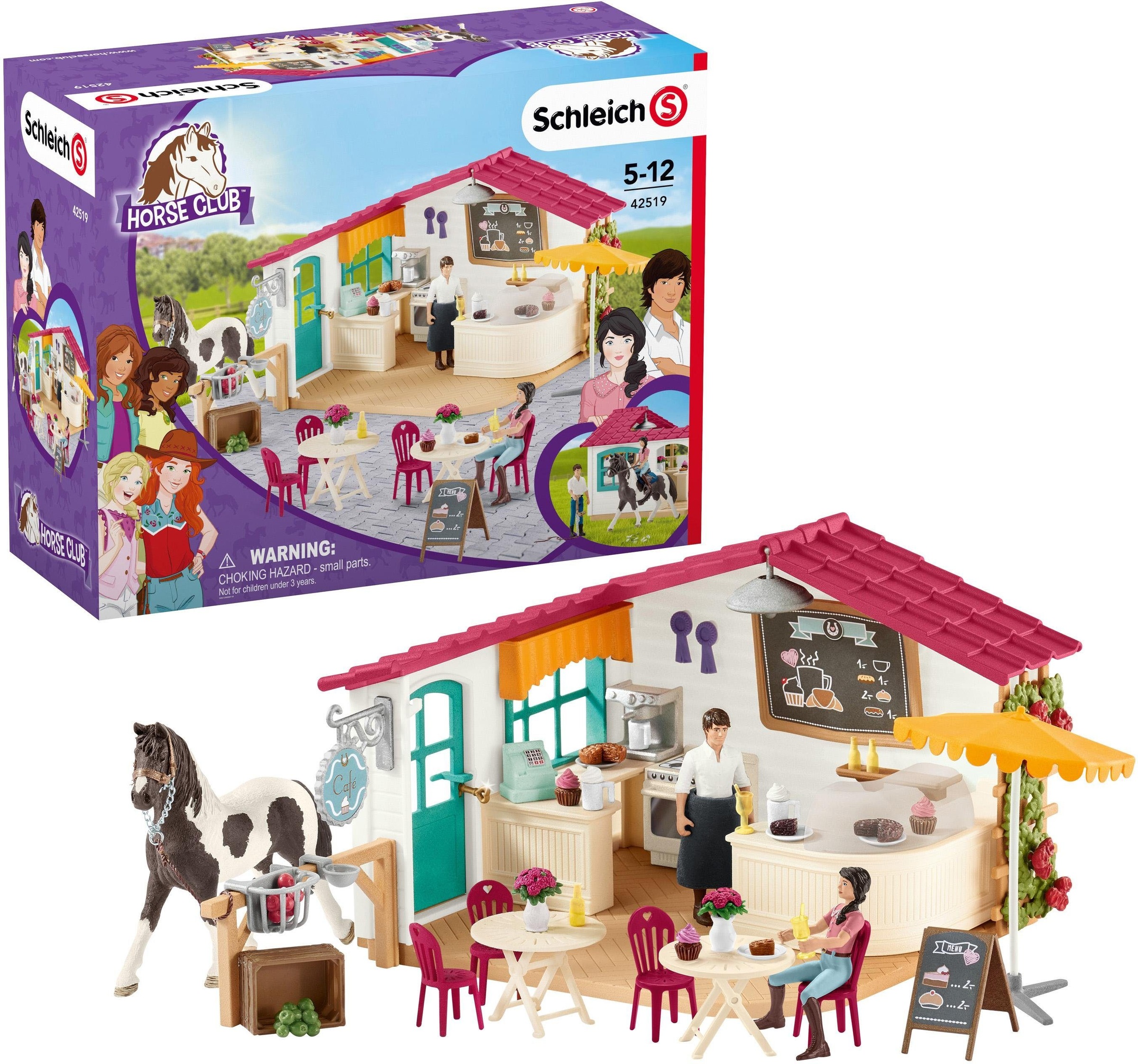 Image of Schleich® Spielwelt »Horse Club, Spielset Reiter-Café (42519)«, Made in Europe bei Ackermann Versand Schweiz