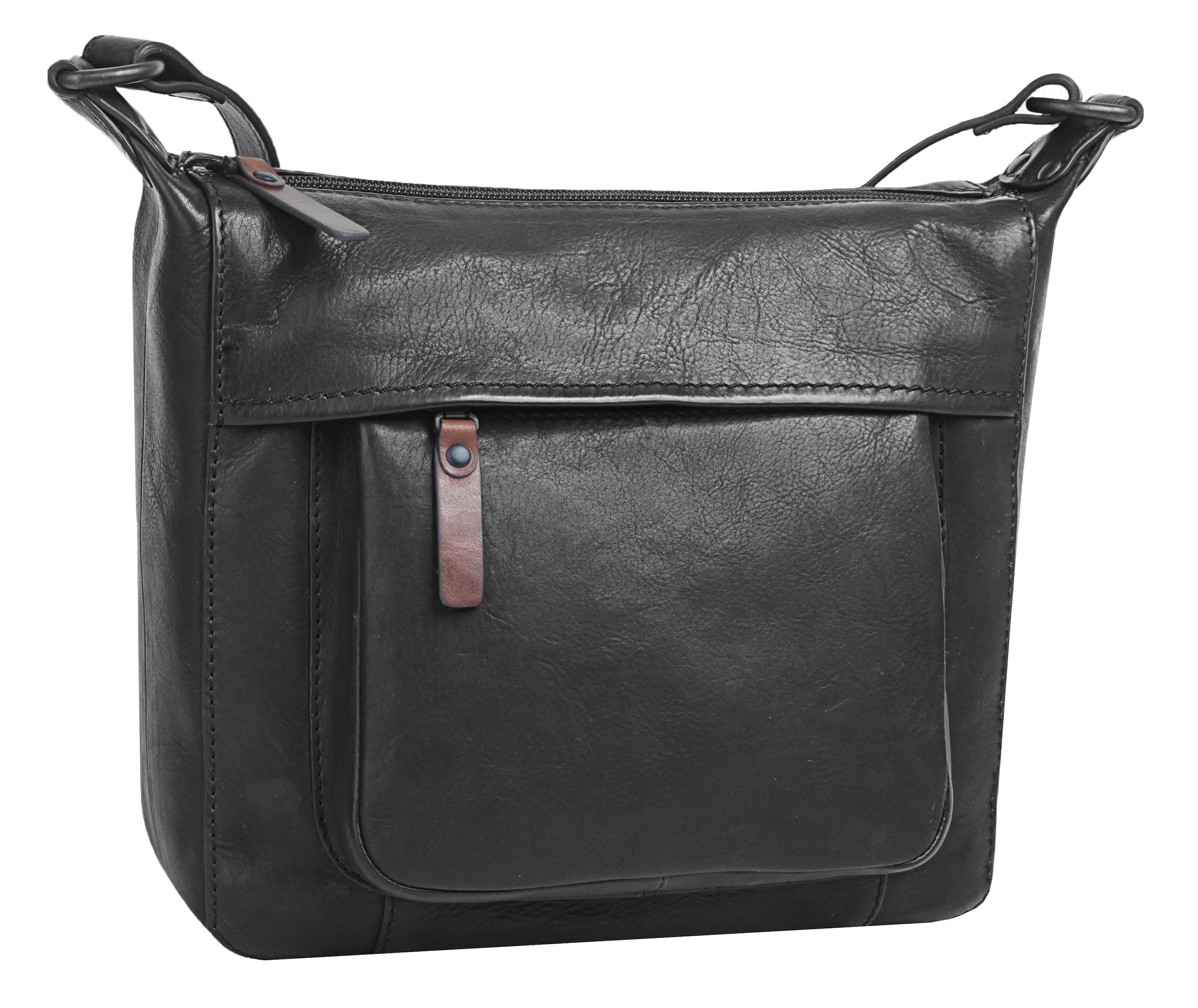 X-Zone Umhängetasche echt Leder