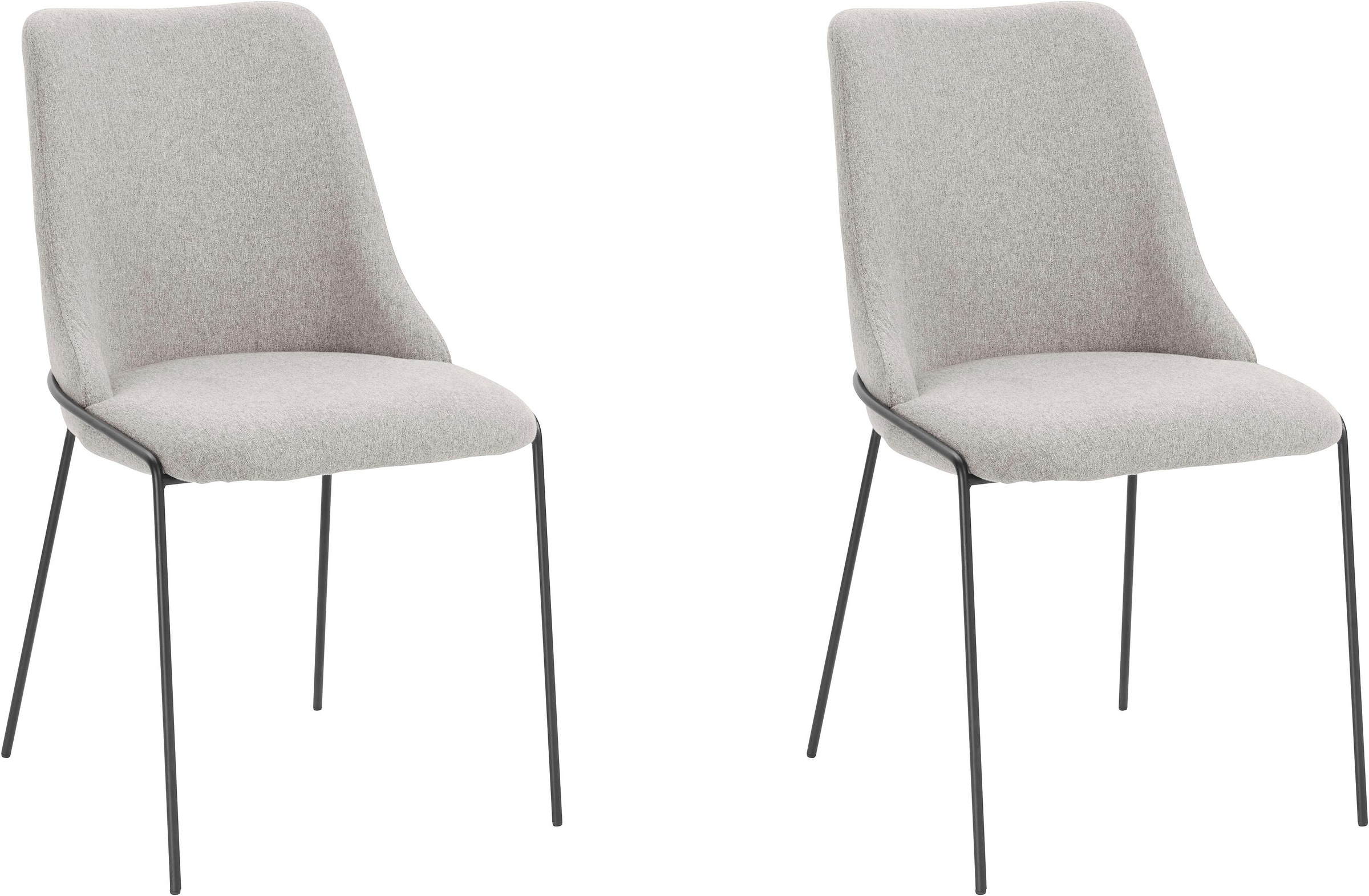 Image of Homexperts Esszimmerstuhl »Carina«, (Set), 2 St., Webstoff, Bezug aus Webstoff bei Ackermann Versand Schweiz