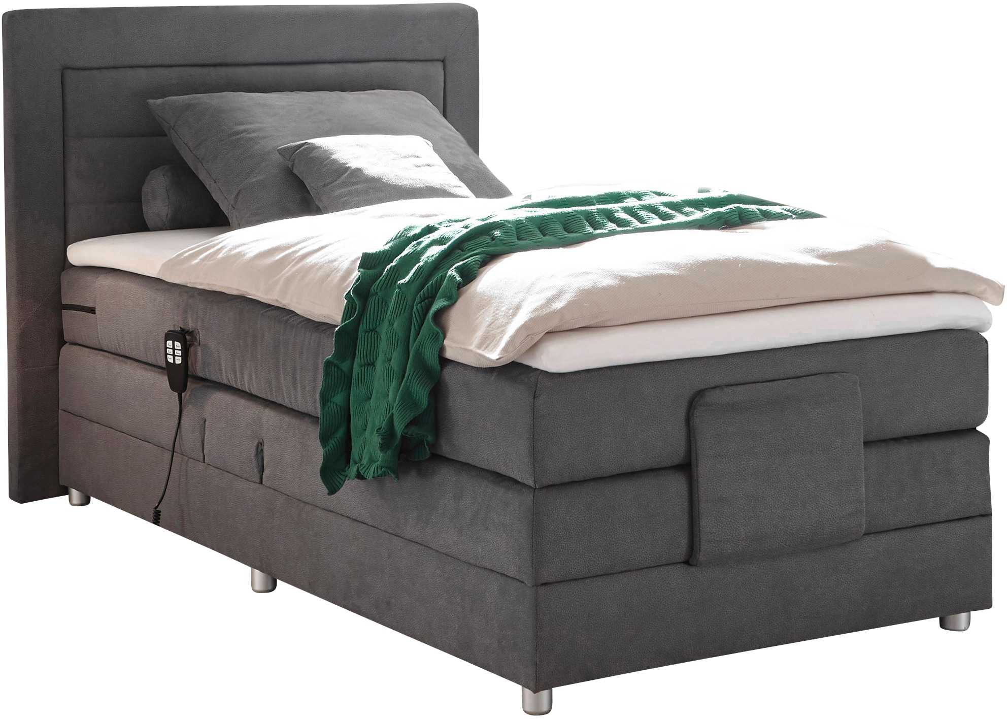 ED EXCITING DESIGN Boxspringbett »Saba 2«, inkl. Motor und Topper