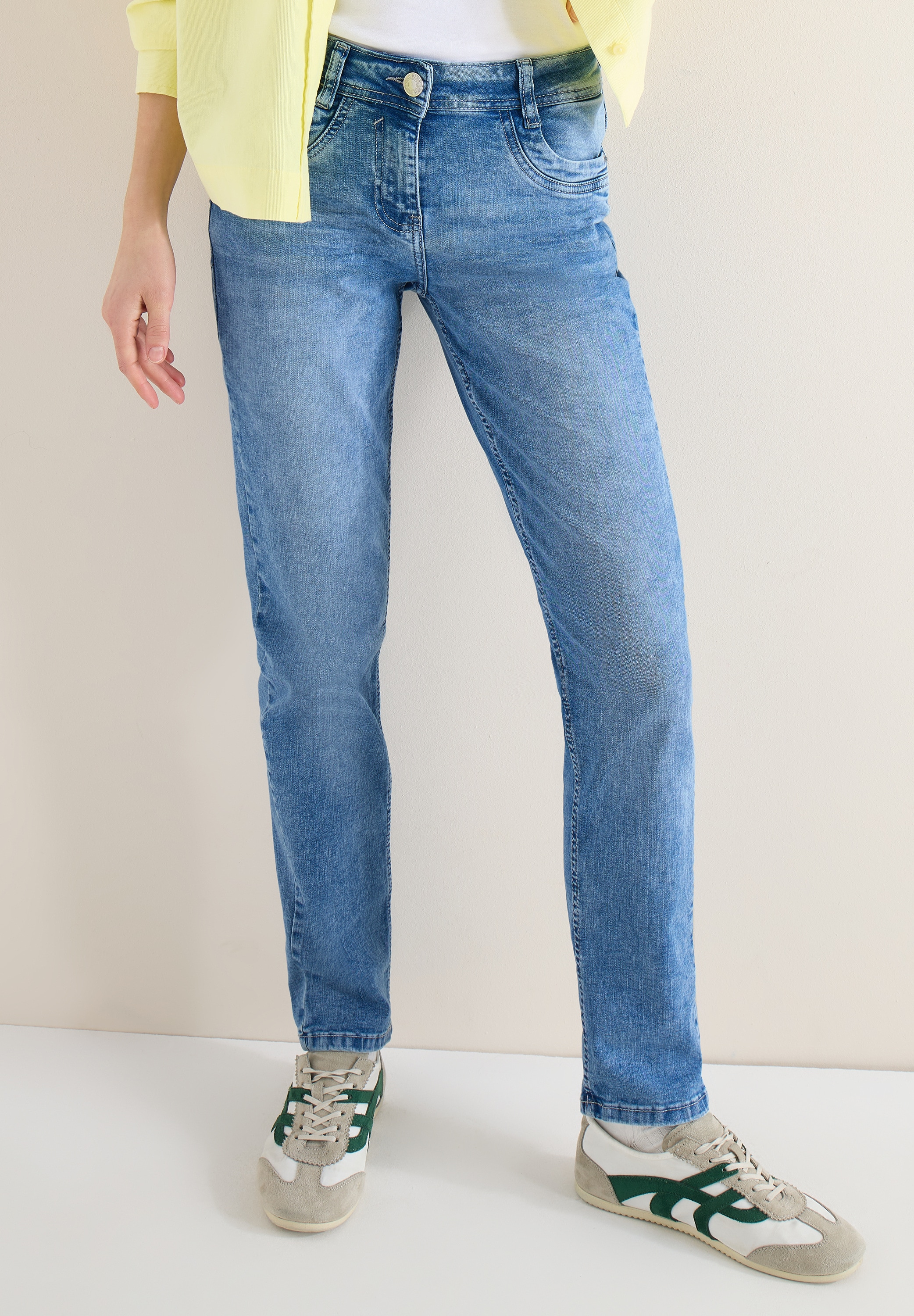 Image of Cecil Slim-fit-Jeans "Style Scarlett" im 5-Pocket-Stil und mit Stretch