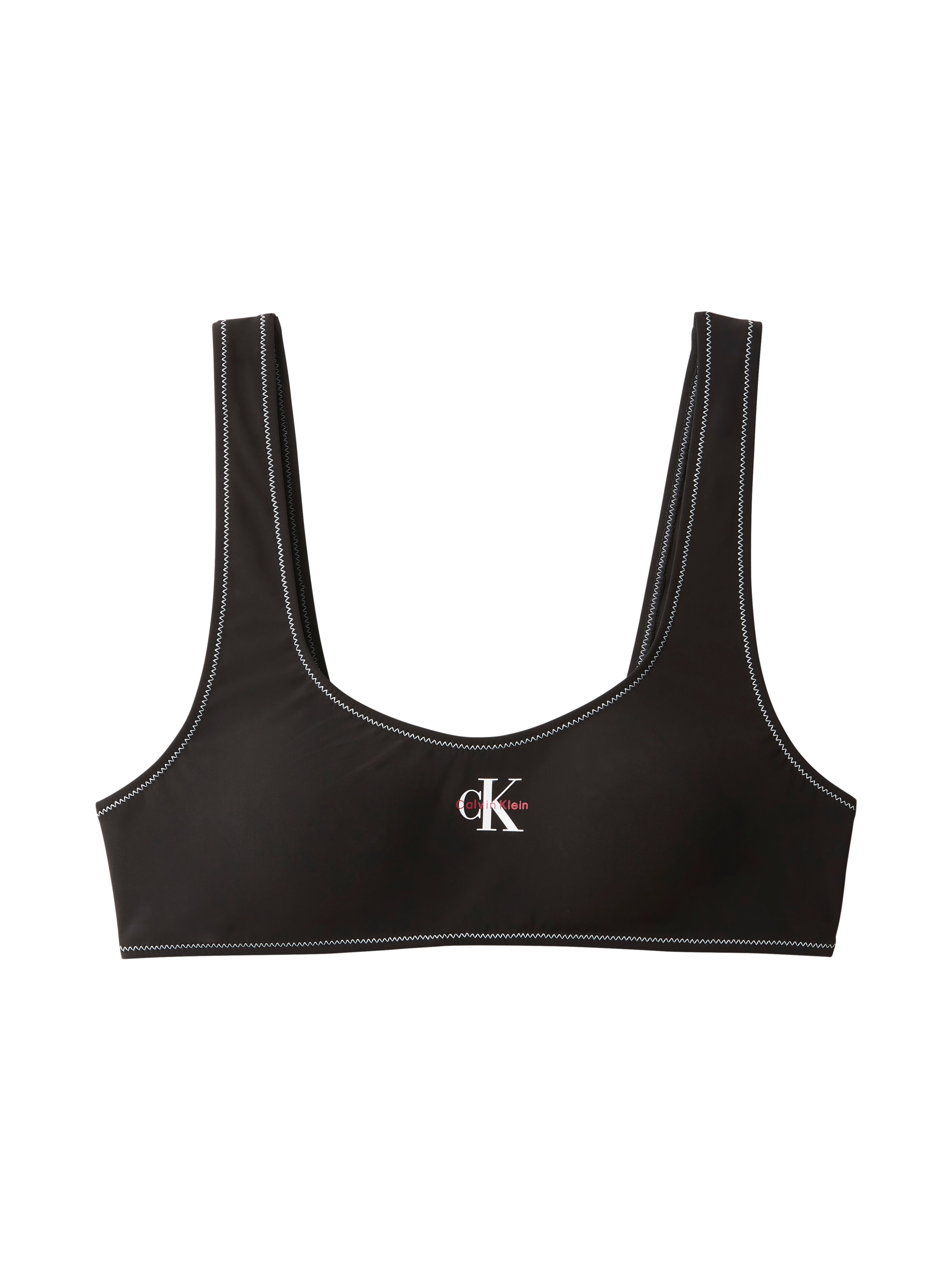 Calvin Klein Swimwear Top bikini bustier Coupe ajustée