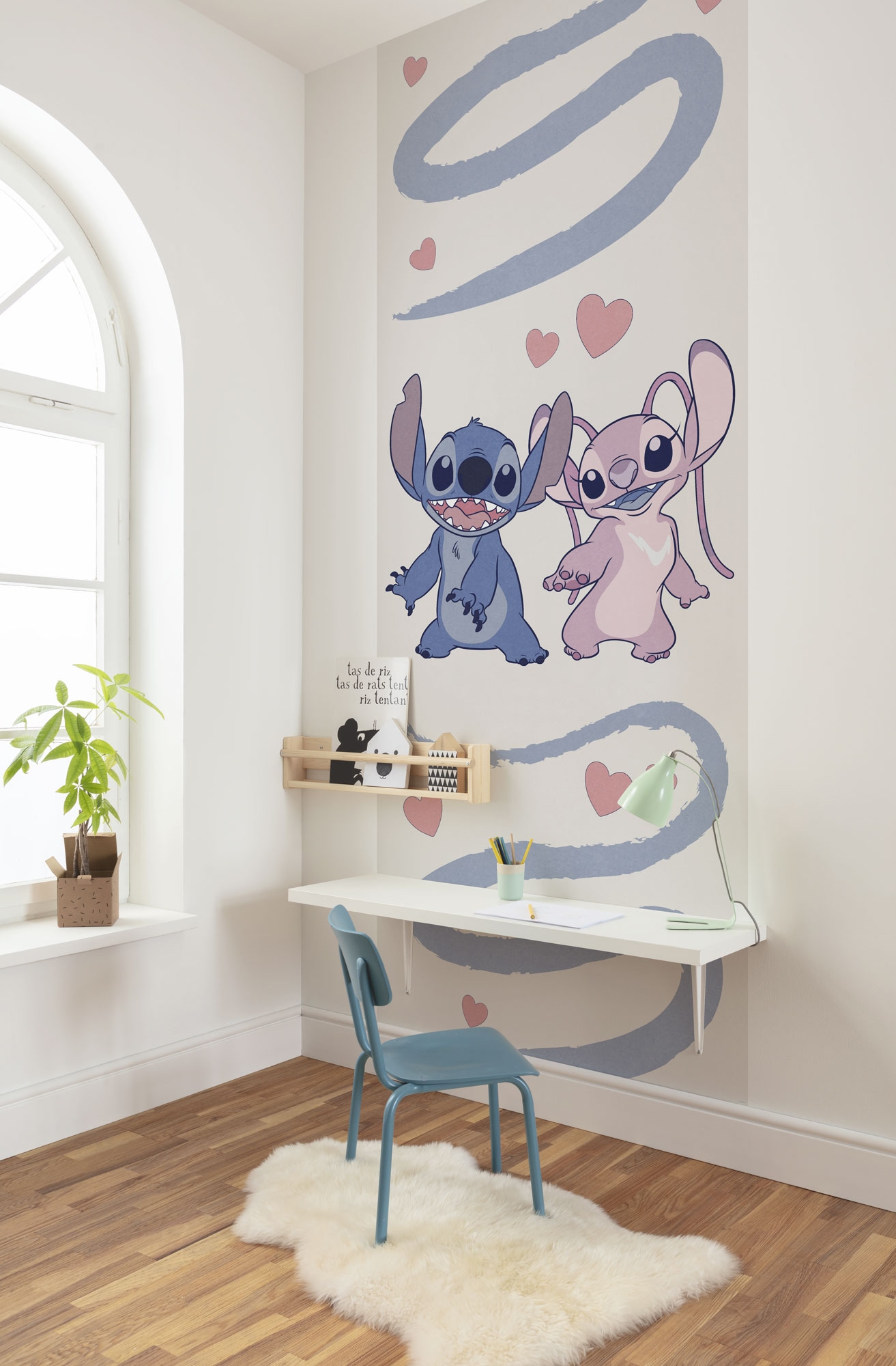 Image of Komar Fototapete "Digitaldruck Vlies - Stitch Together Forever - Grösse 100 x 250 cm" bedruckt glatt Kinderzimmer