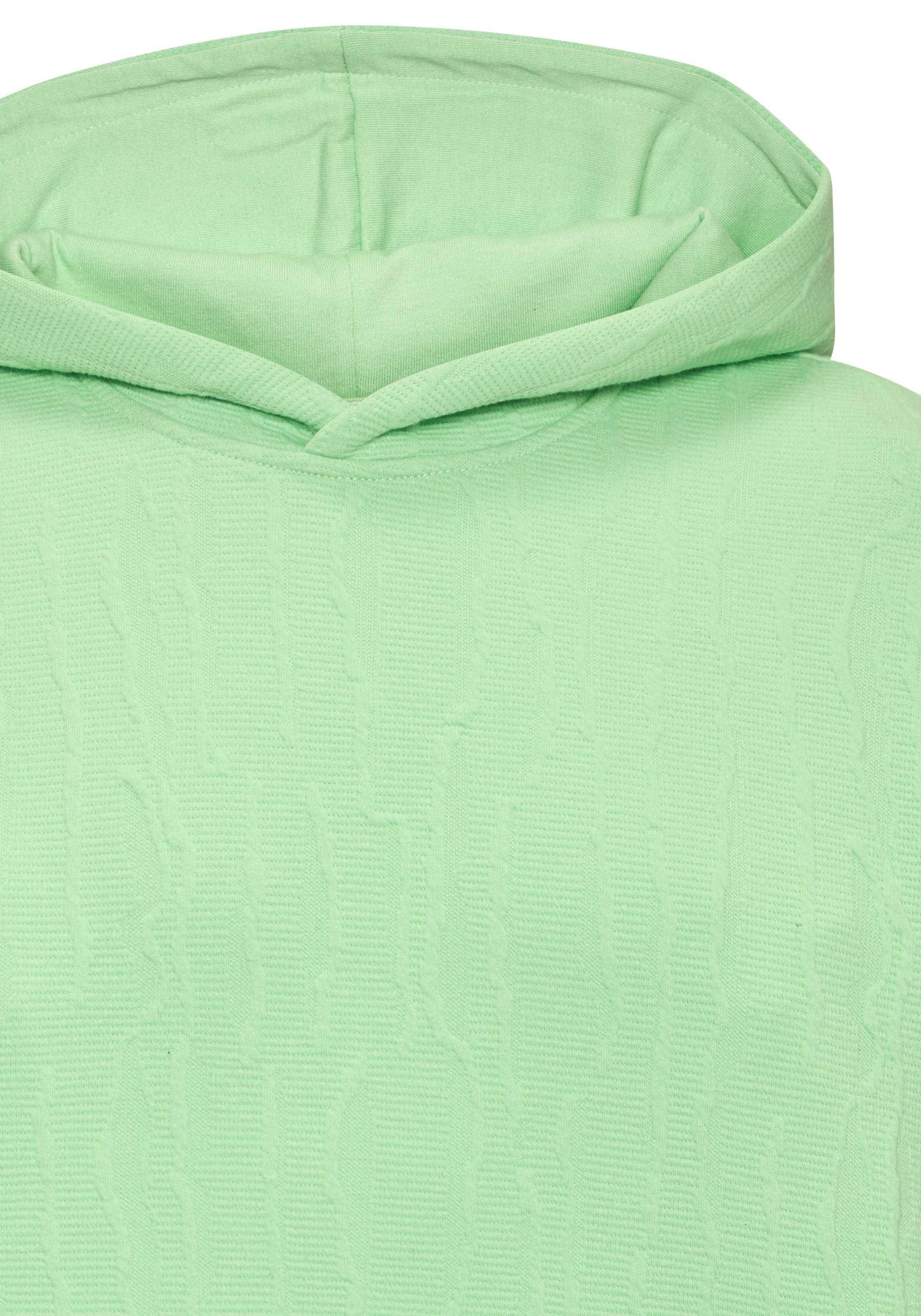 John Devin Hoodie »- Struktur Sweat mit Kapuze bis Grösse 5XL«, maille sweat intérieure brossée avec aspect structuré particulier

