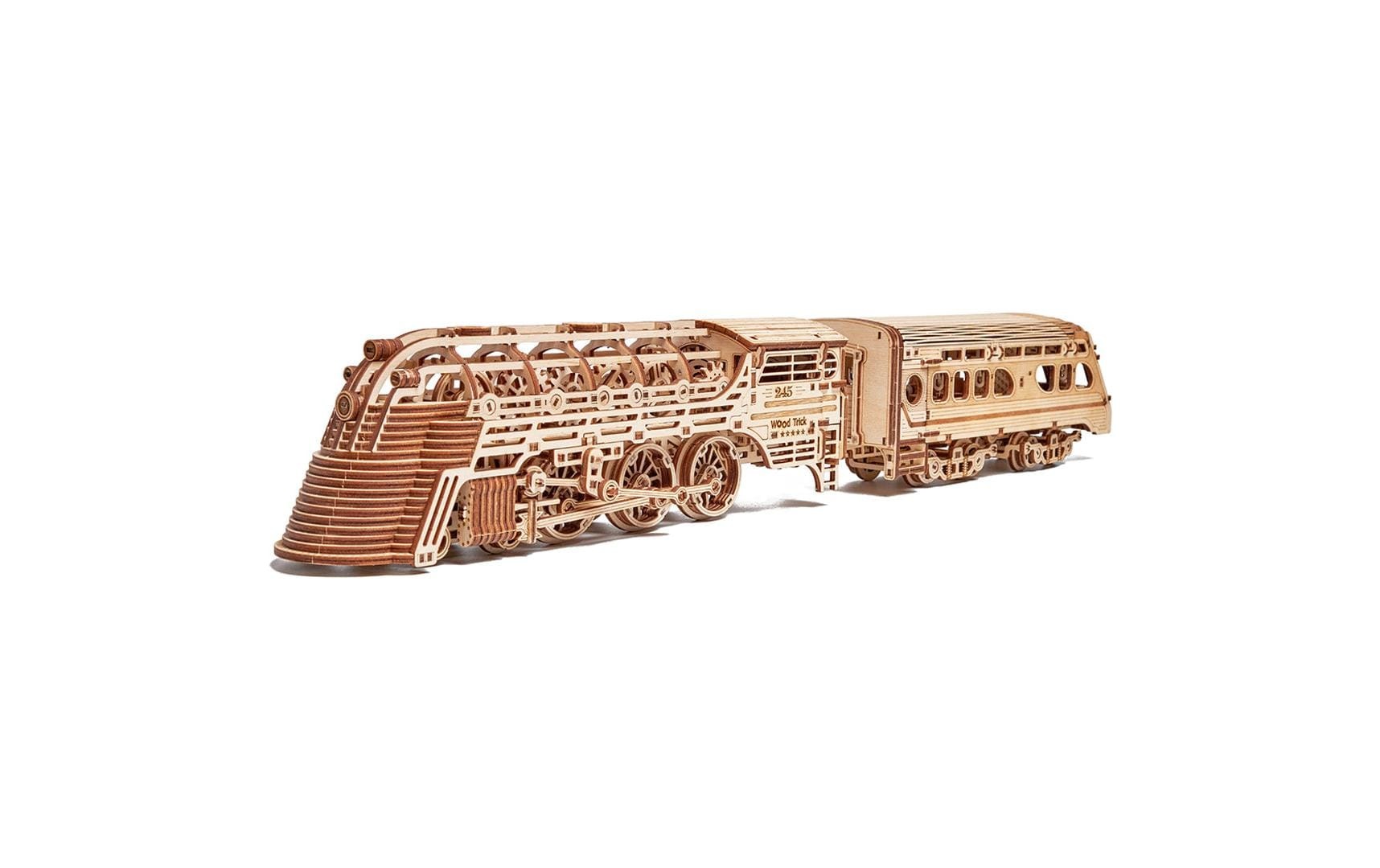 Image of Spielbausteine "WoodTrick Atlantic Express-Zug"