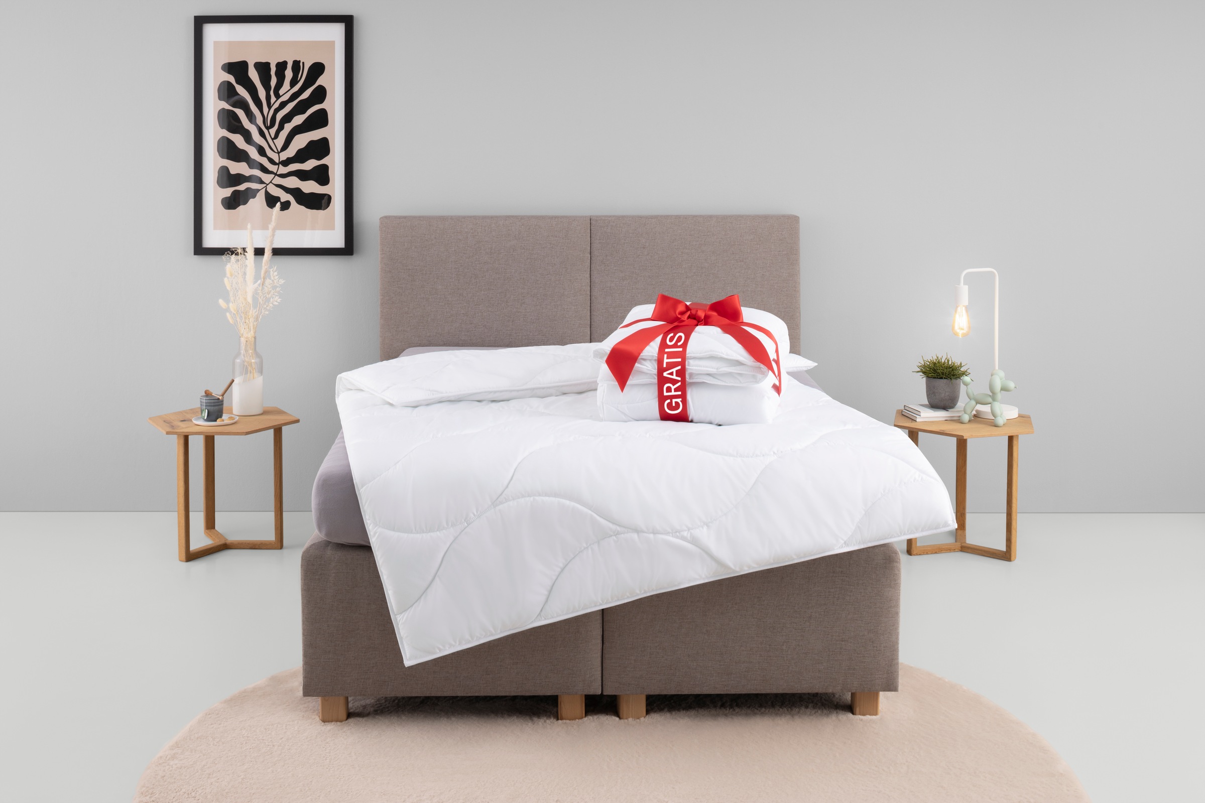 Image of GOODproduct Microfaserbettdecke "Caelan, kaufe eine Decke - erhalte die Leichtbettdecke gratis dazu" warm Füllung 100% Polyester 1 Stk. tlg. Bettdecke 135x200 cm und 155x220 cm, Sommer, Winter