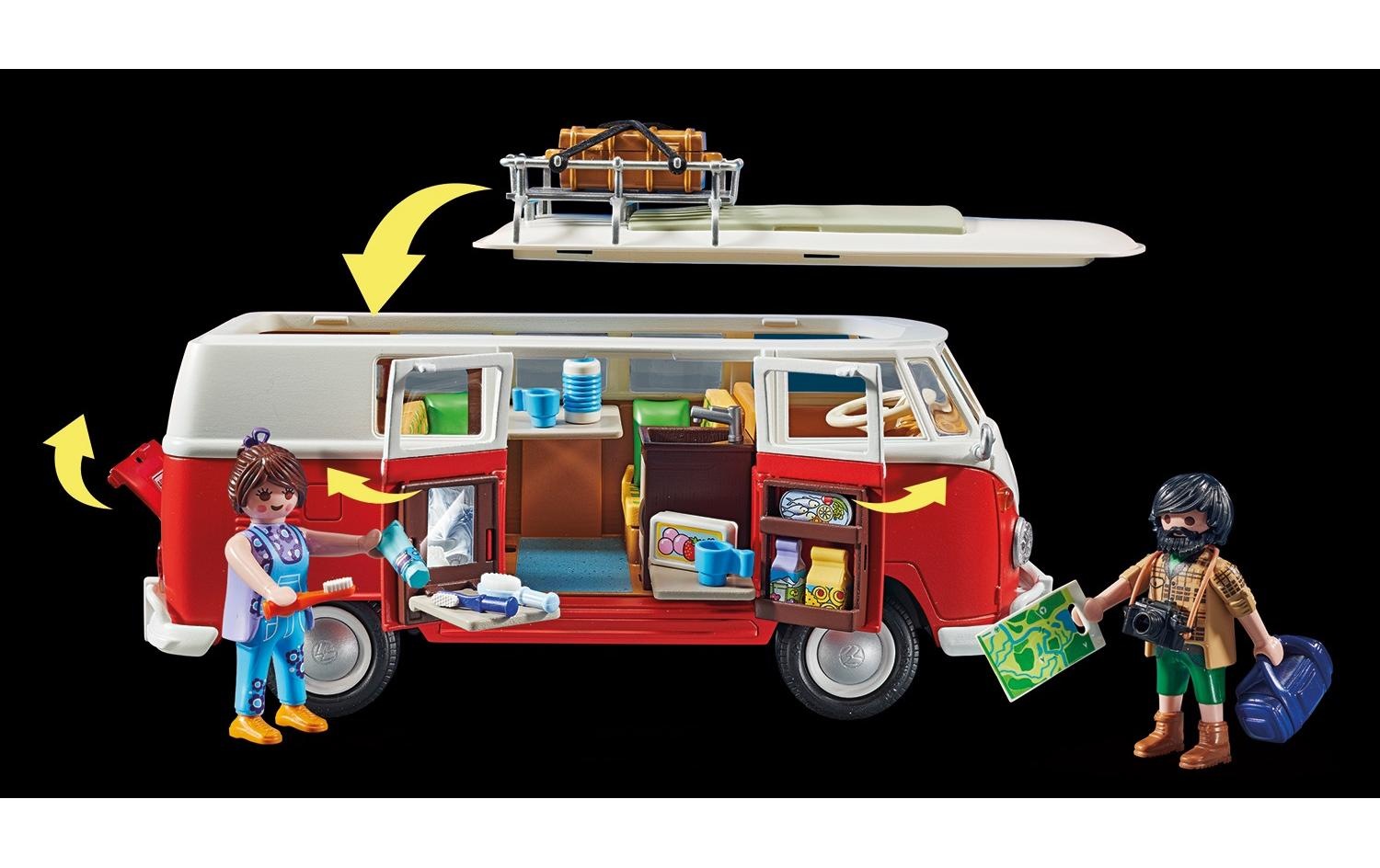 Playmobil® Spielbausteine »Volkswagen T1 Camping Bus 70176«