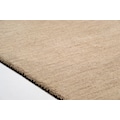 THEKO Wollteppich »Haltu Uni«, rechteckig, 17 mm Höhe, Handweb Teppich, reine Wolle, Uni-Farben, meliert, handgewebt