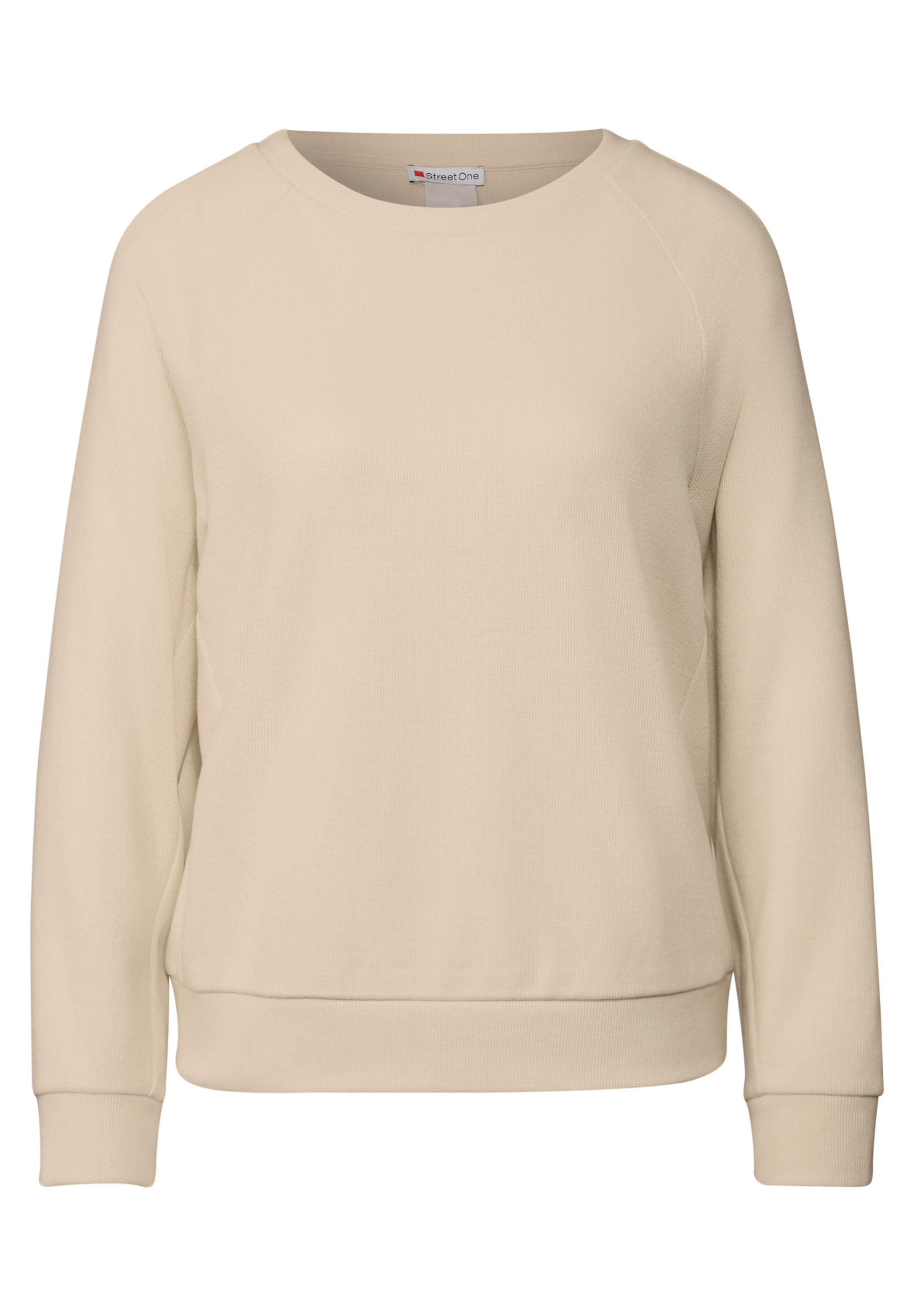 STREET ONE Sweater, mit U-Boot-Ausschnitt und in feiner Struktur-Optik