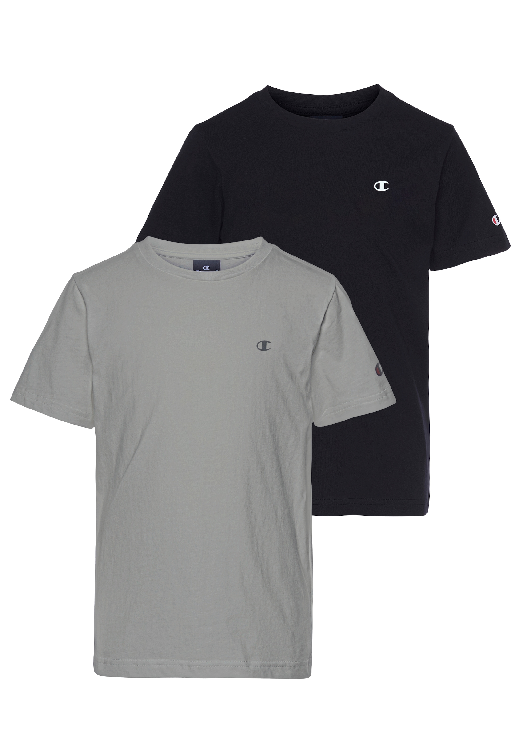 Trendige Champion T-Shirt ohne 2pack Kinder«, 2 Mindestbestellwert - »Basic bestellen Crew-Neck für (Packung, tlg.)
