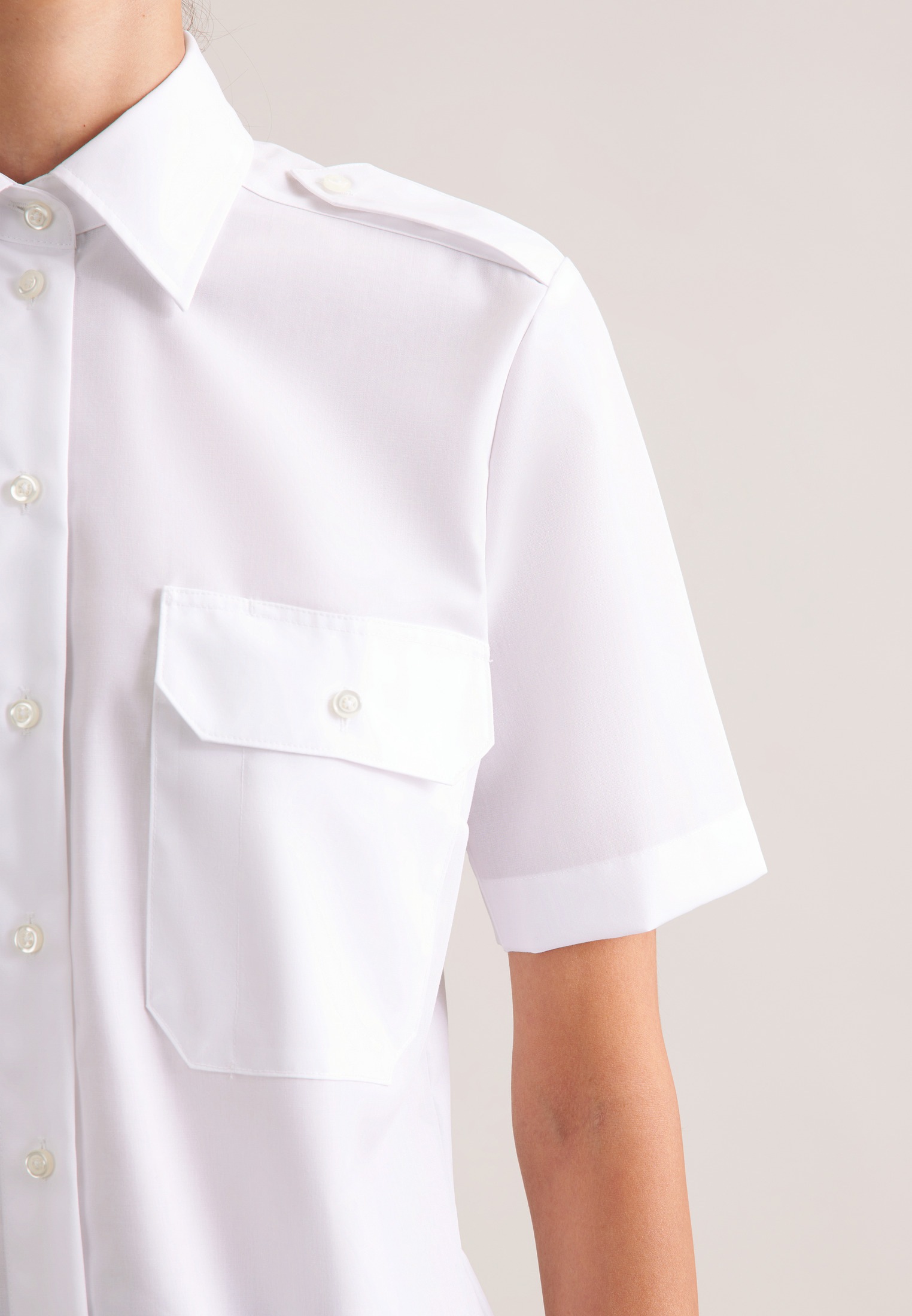 seidensticker Blouse à manches courtes 1/2 Uni