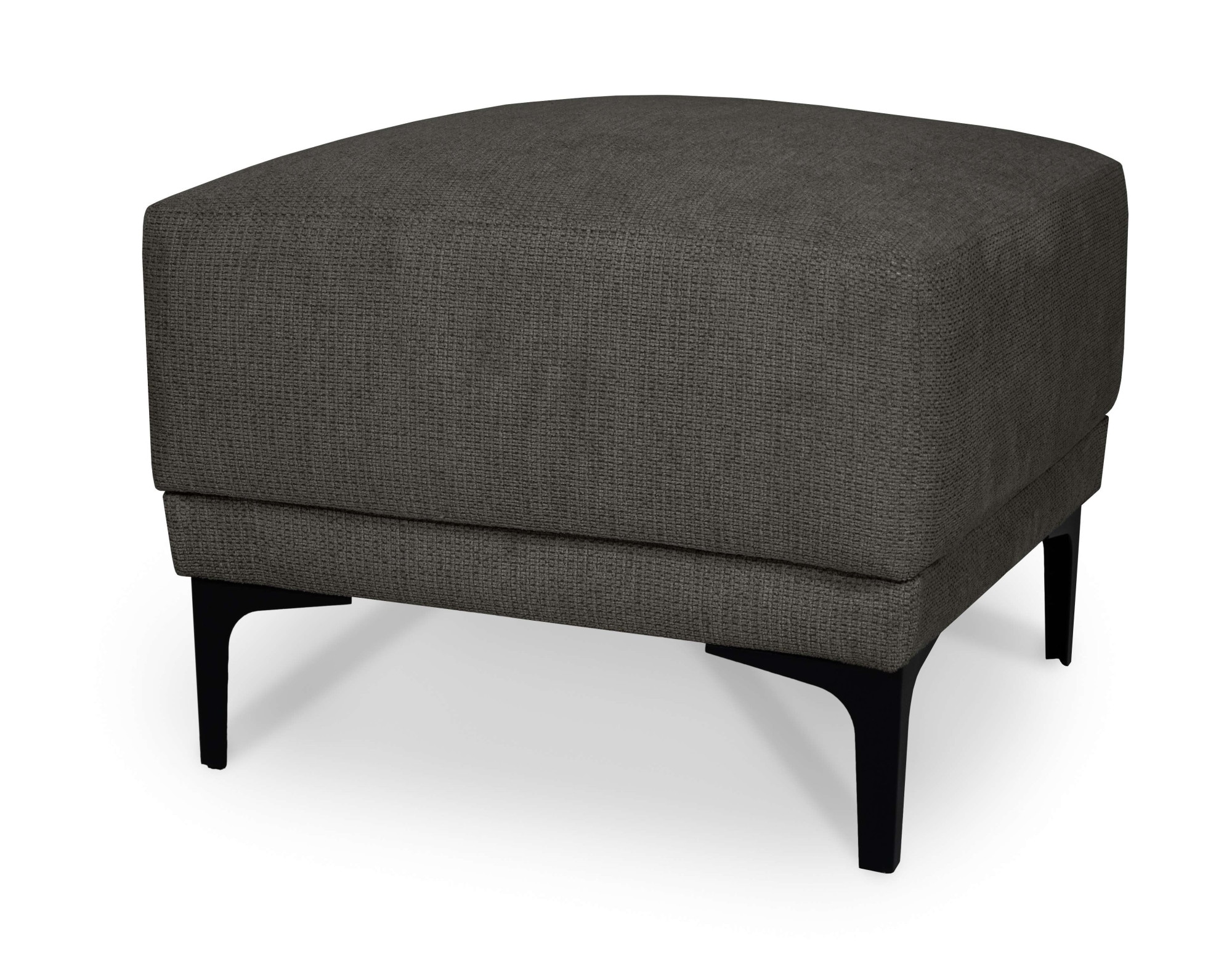 GOODproduct Tabouret rembourré »Xander« 1 cuis tlg. largeur 58 cm, chenille toucher doux, pieds métal noirs