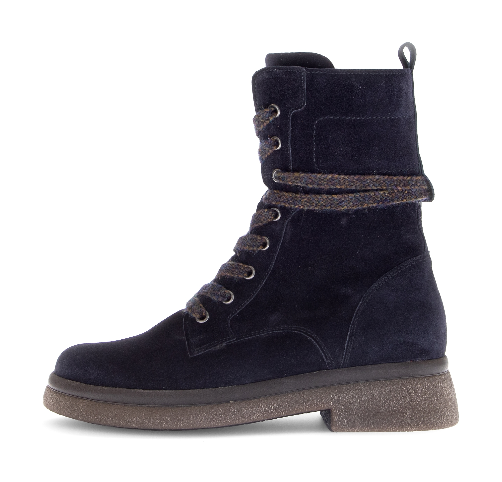 Gabor Schnürboots  , Blockabsatz, Schnürstiefelette mit Innenreissverschluss, G-Weite