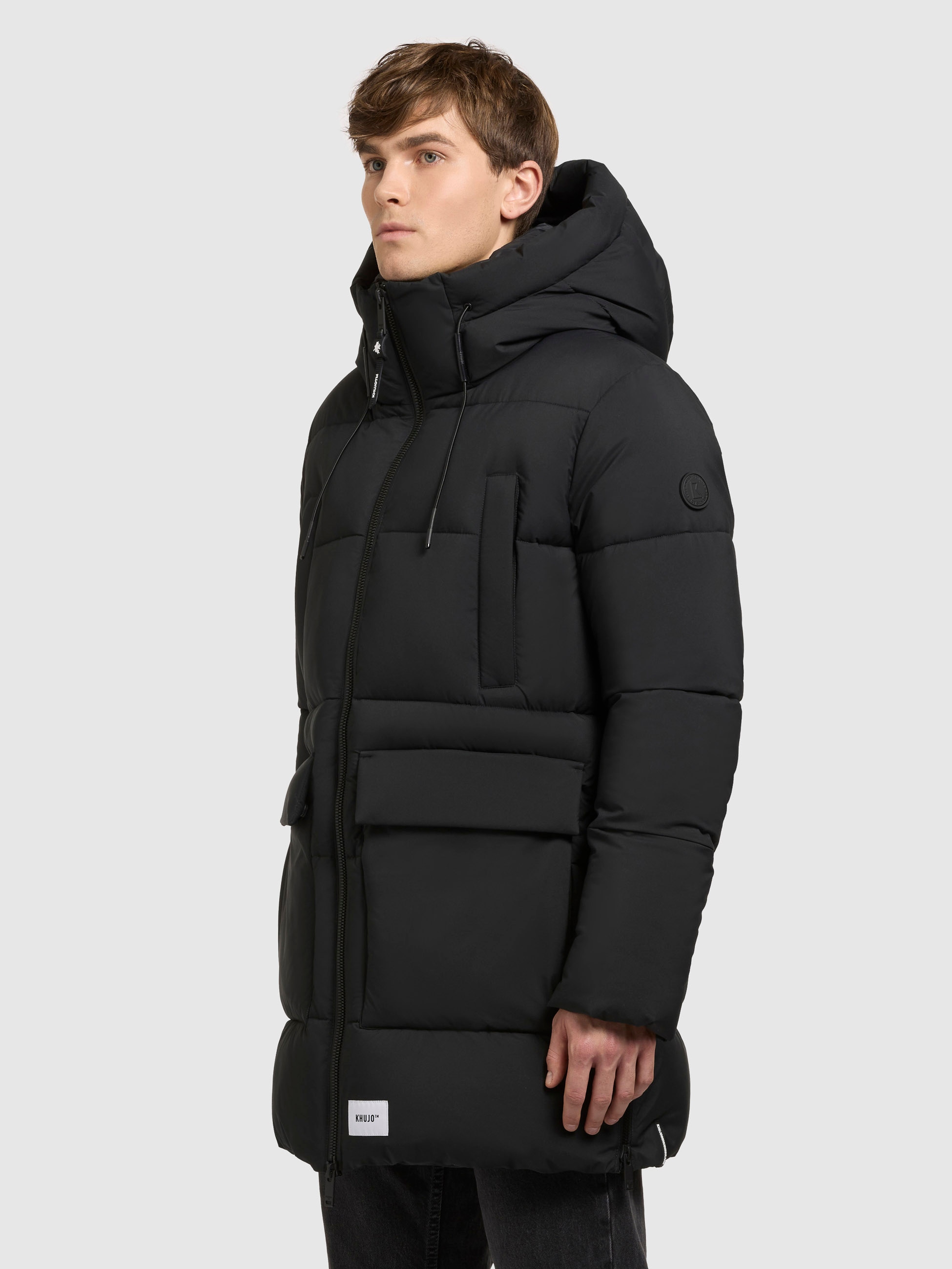 khujo Steppjacke »WELM MATT«, mit Kapuze