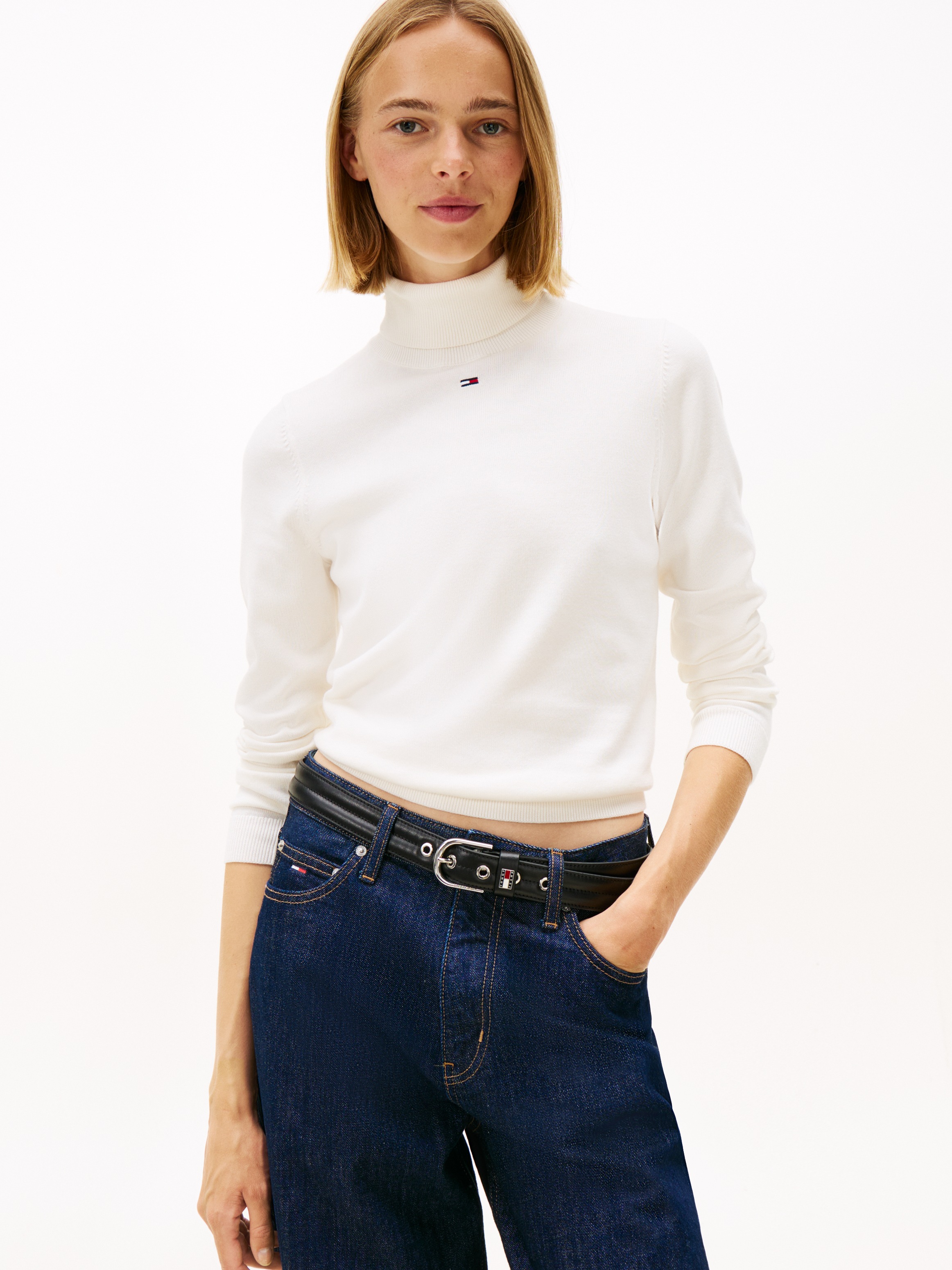 Image of Tommy Jeans Rollkragenpullover "TJW ESSENTIAL TRTLNK SWEATER"