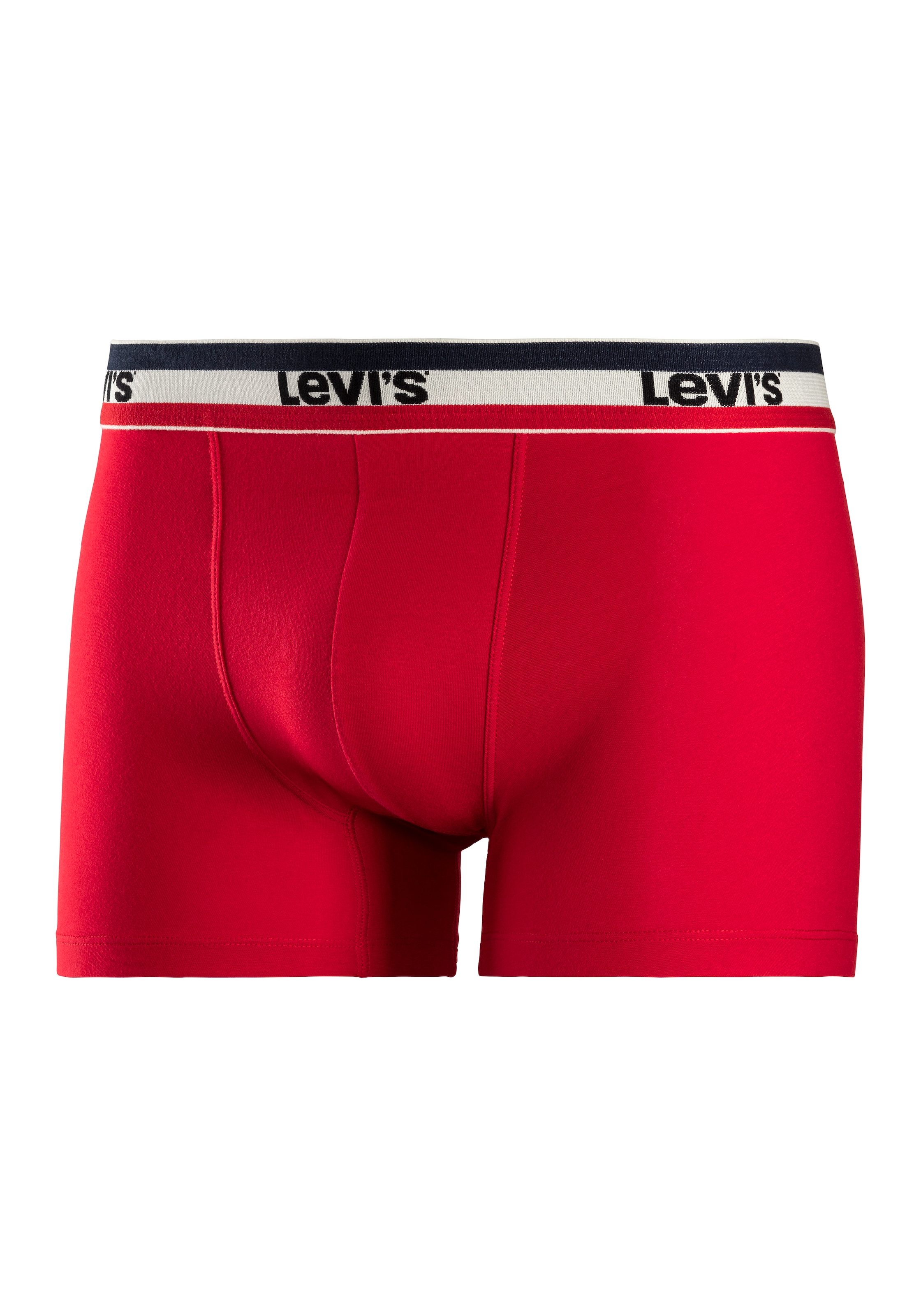 Levi's® Boxer, (Packung, 3er-Pack), mit kontrastierendem Logo-Bund