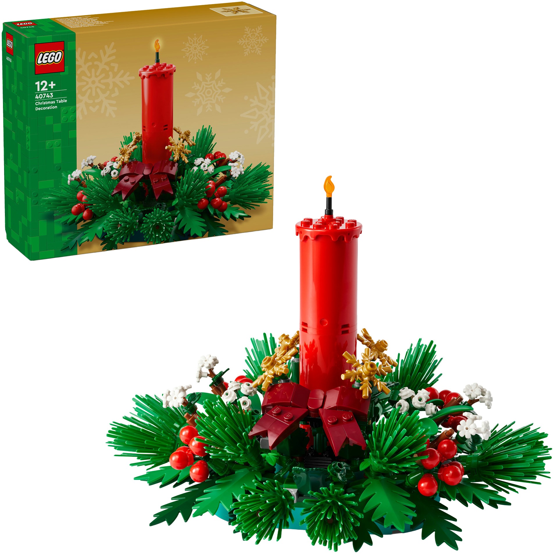 Image of LEGO Konstruktionsspielsteine "Weihnachtsgesteck (40743), LEGO Iconic" Made in Europe