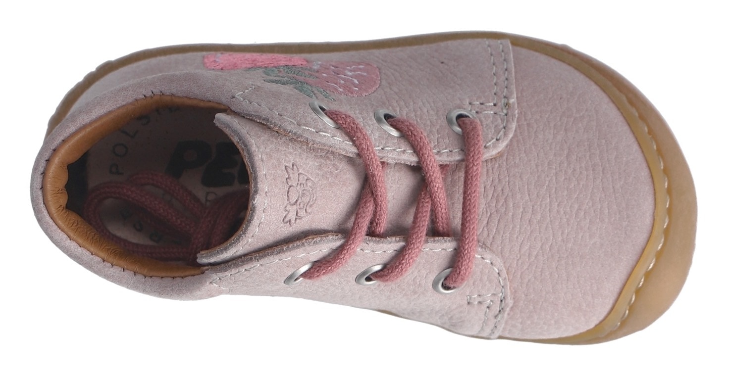 PEPINO by RICOSTA Lauflernschuh »MECKI WMS: mittel«  , Schnürschuh mit Lederinnenausstattung, Grössenschablone zum Download