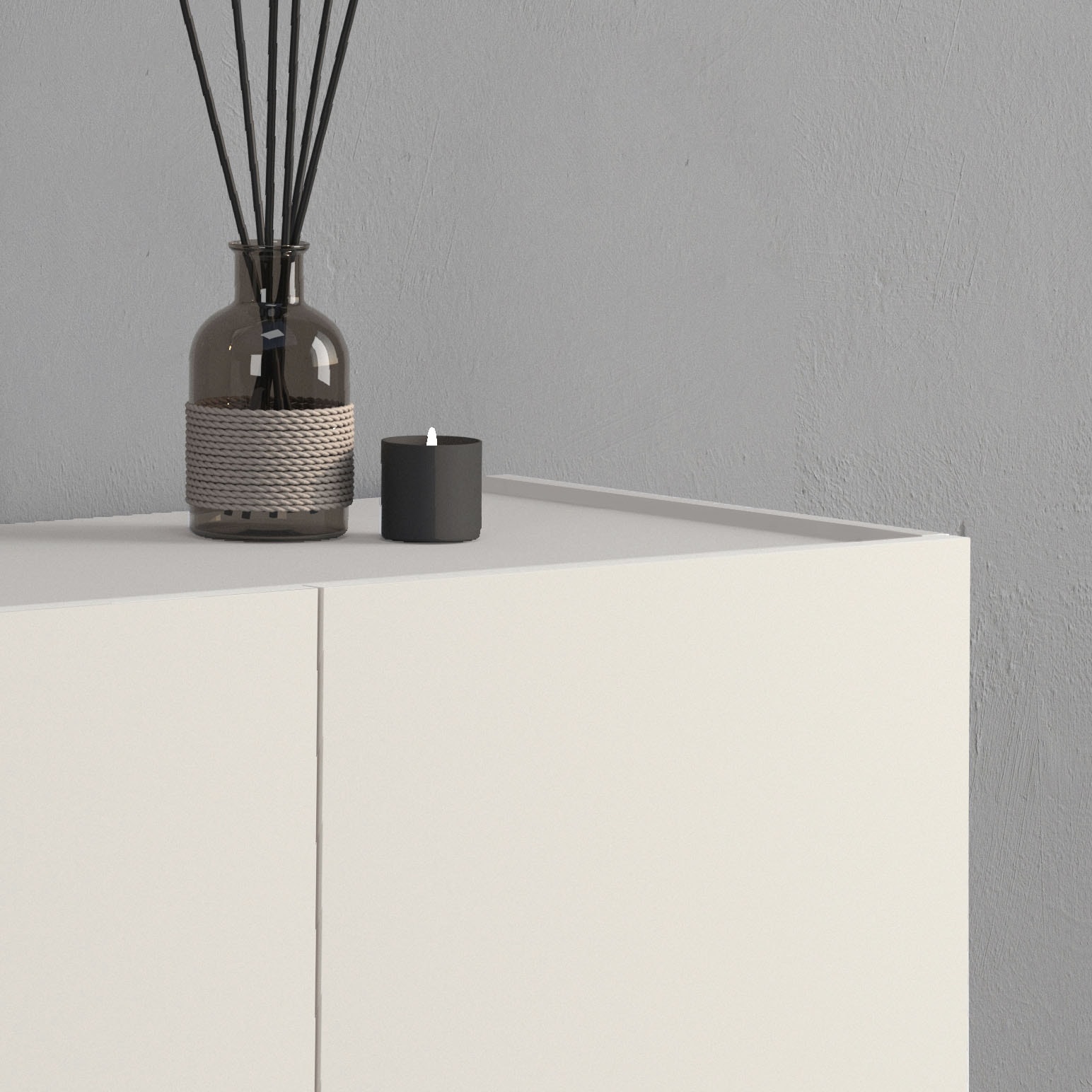 INOSIGN Sideboard »VELA, Sideboard, Breite 160 cm, Design mit schrägen Türen«, (1 St.), Made in Italy, Masse-B/T/H: 160x35x75,Sideboard, Anrichte, Kommode