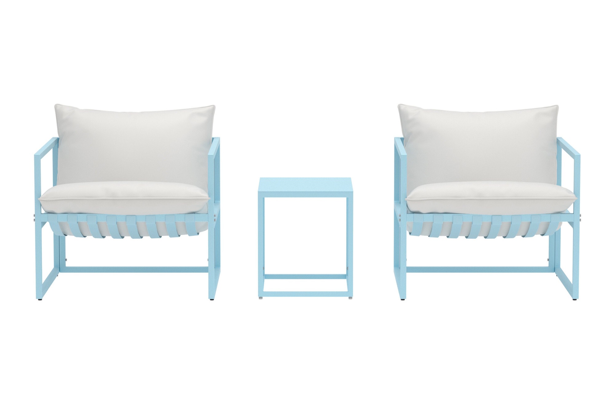 Venture Home Ensemble salon de jardin »Messina, grosszügiges Outdoor-Set für hohen Sitzkomfort« 3 tlg. mobilier lounge avec revêtement en tissu, agréable, doux