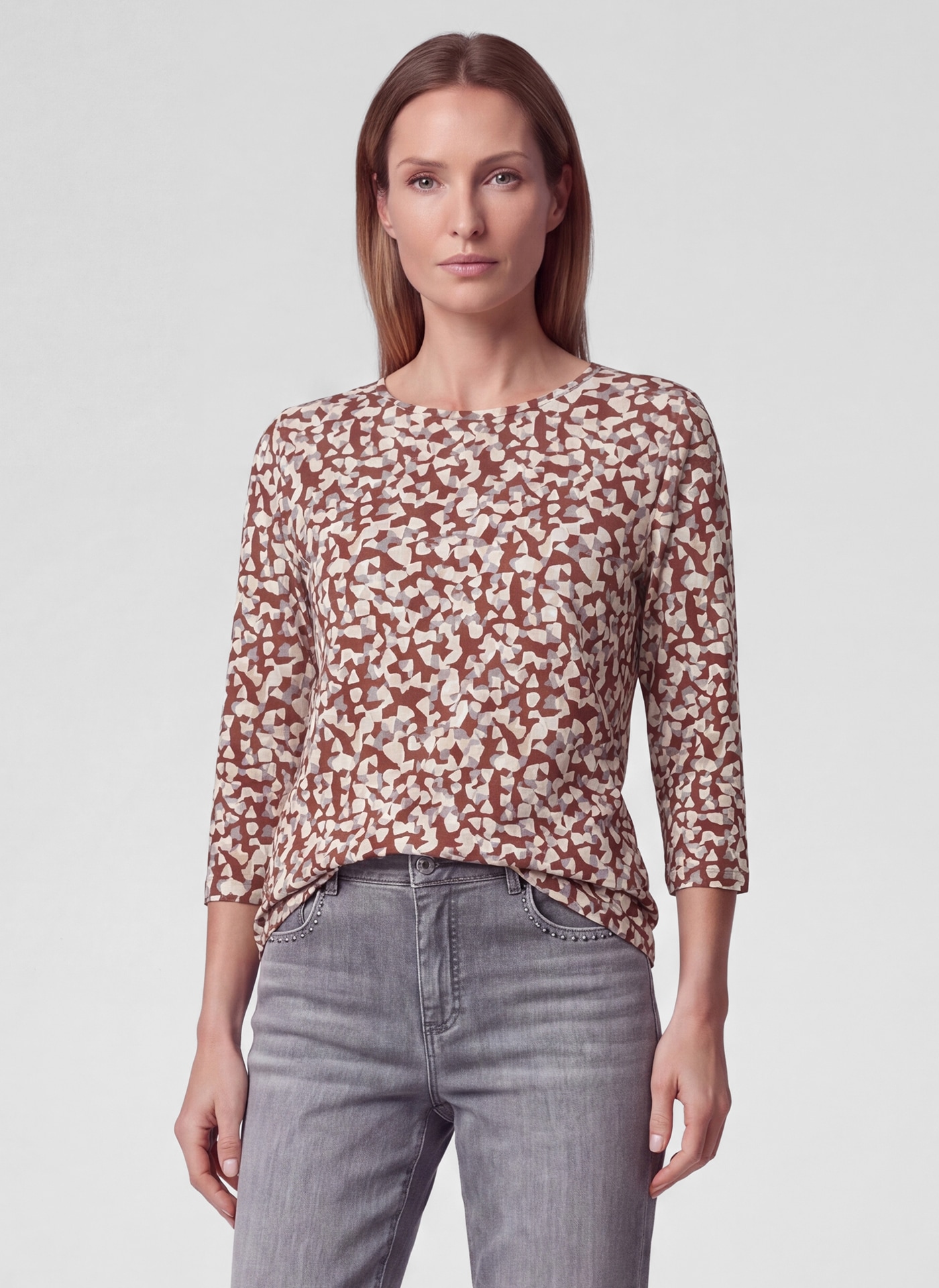 Image of Rabe 3/4-Arm-Shirt Sommershirt - gemustert mit Stretch