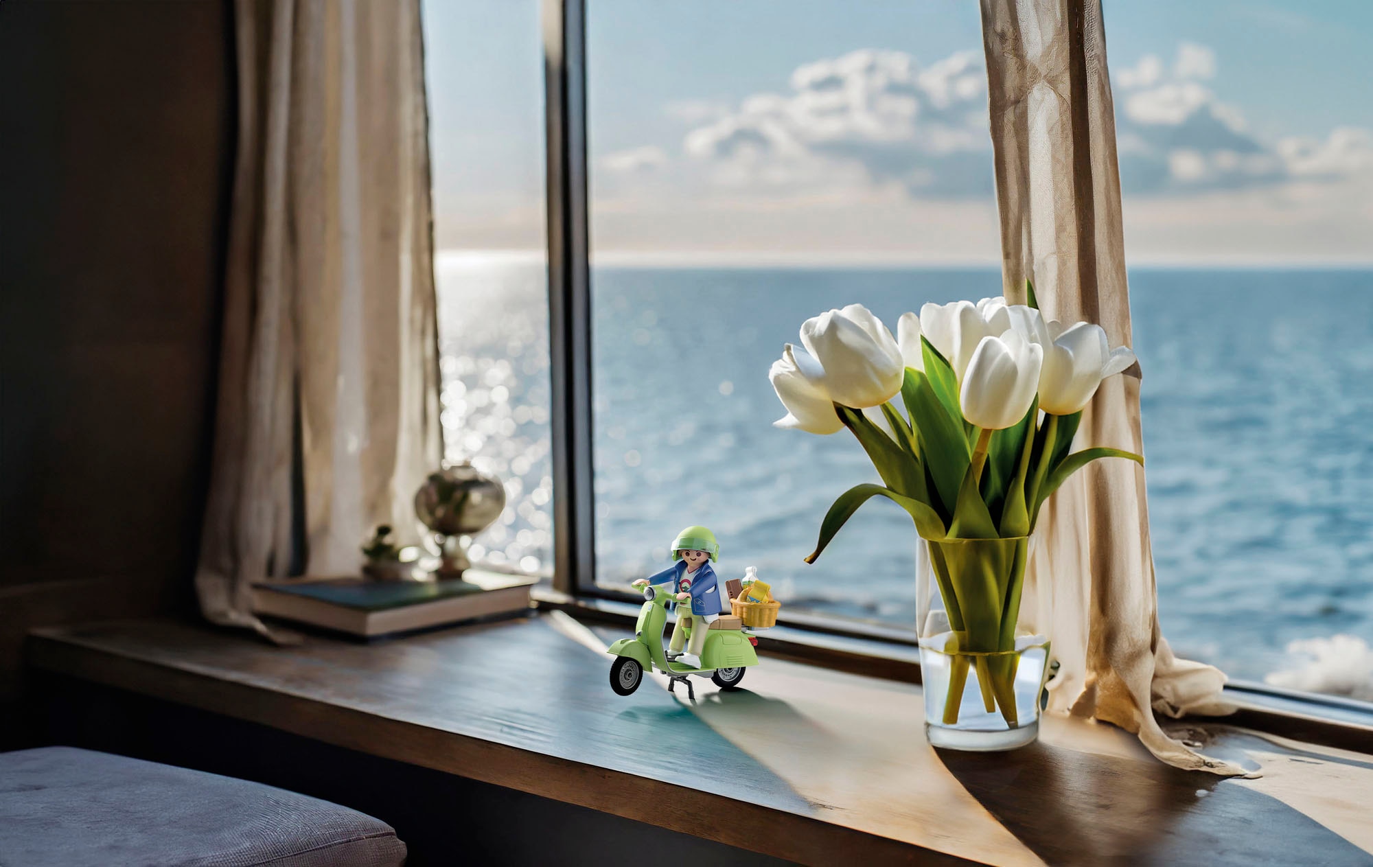 Playmobil® Konstruktions-Spielset »1969 Vespa 150 Sprint Veloce, Hellgrün (71621), Vespa« Made in Europe