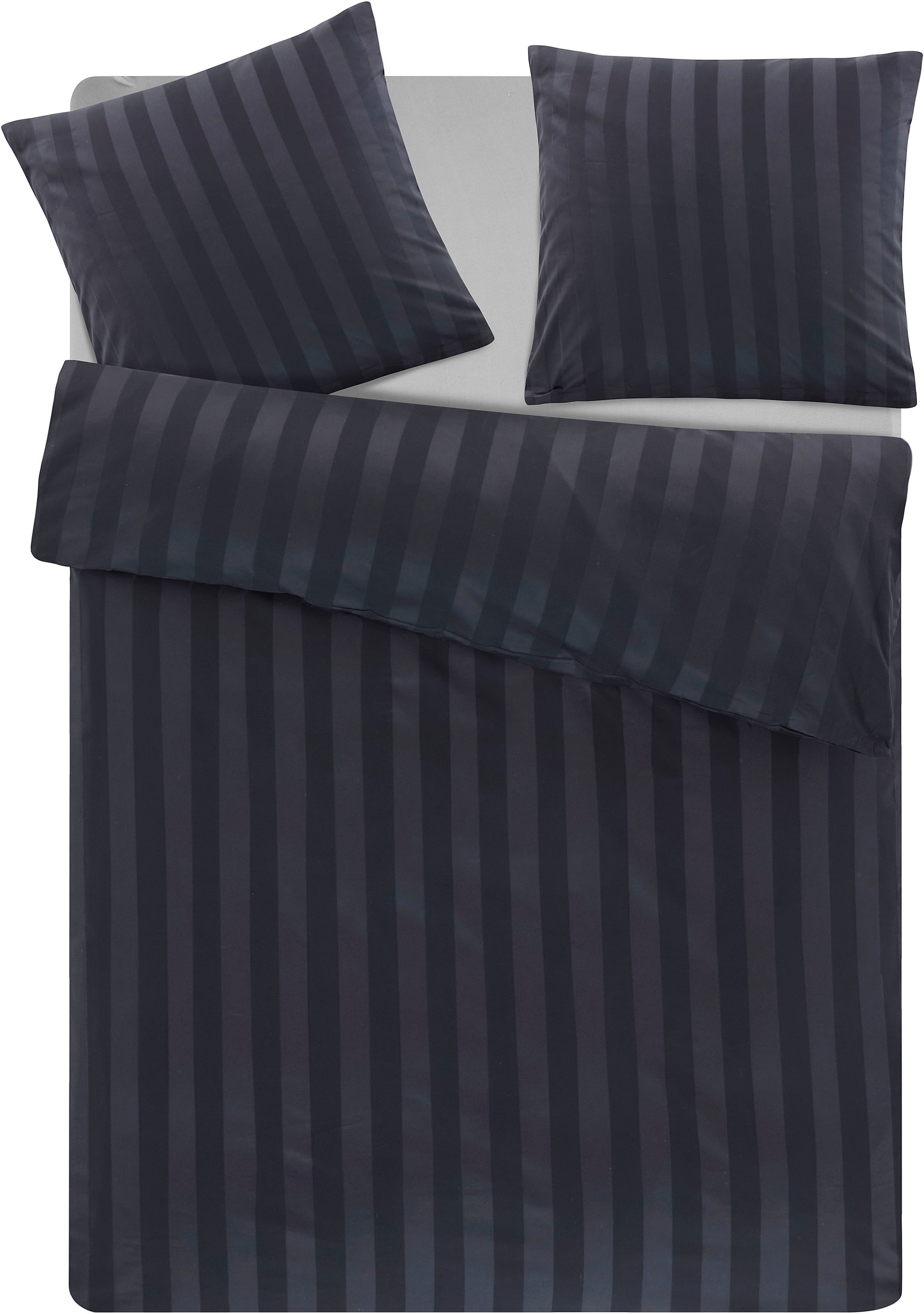Leonique Bettwäsche »Malia in Gr. 135x200 oder 155x220 cm«, zeitlose Bettwäsche aus Baumwolle, Bettwäsche in Mako-Satin-Qualität