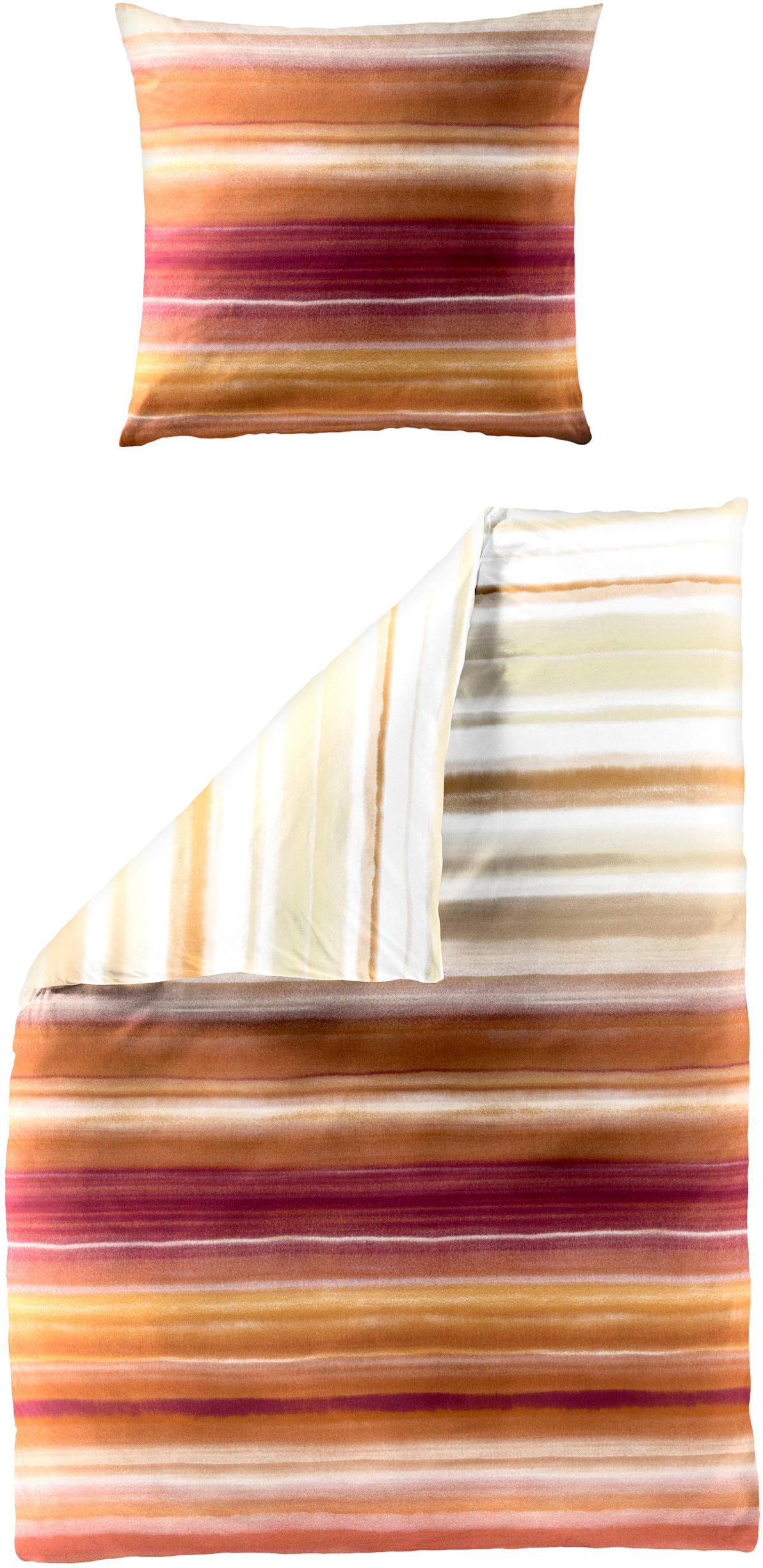 Image of BIERBAUM Bettwäsche "4068" 2 Stk. Seersucker, 100 % Baumwolle, bügelfrei