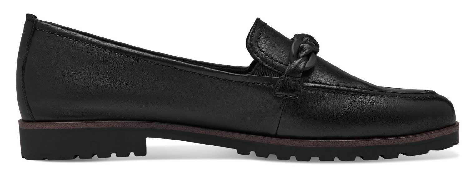 Tamaris Loafer  mules épaisses, chaussure business avec chaîne tressée tendance
