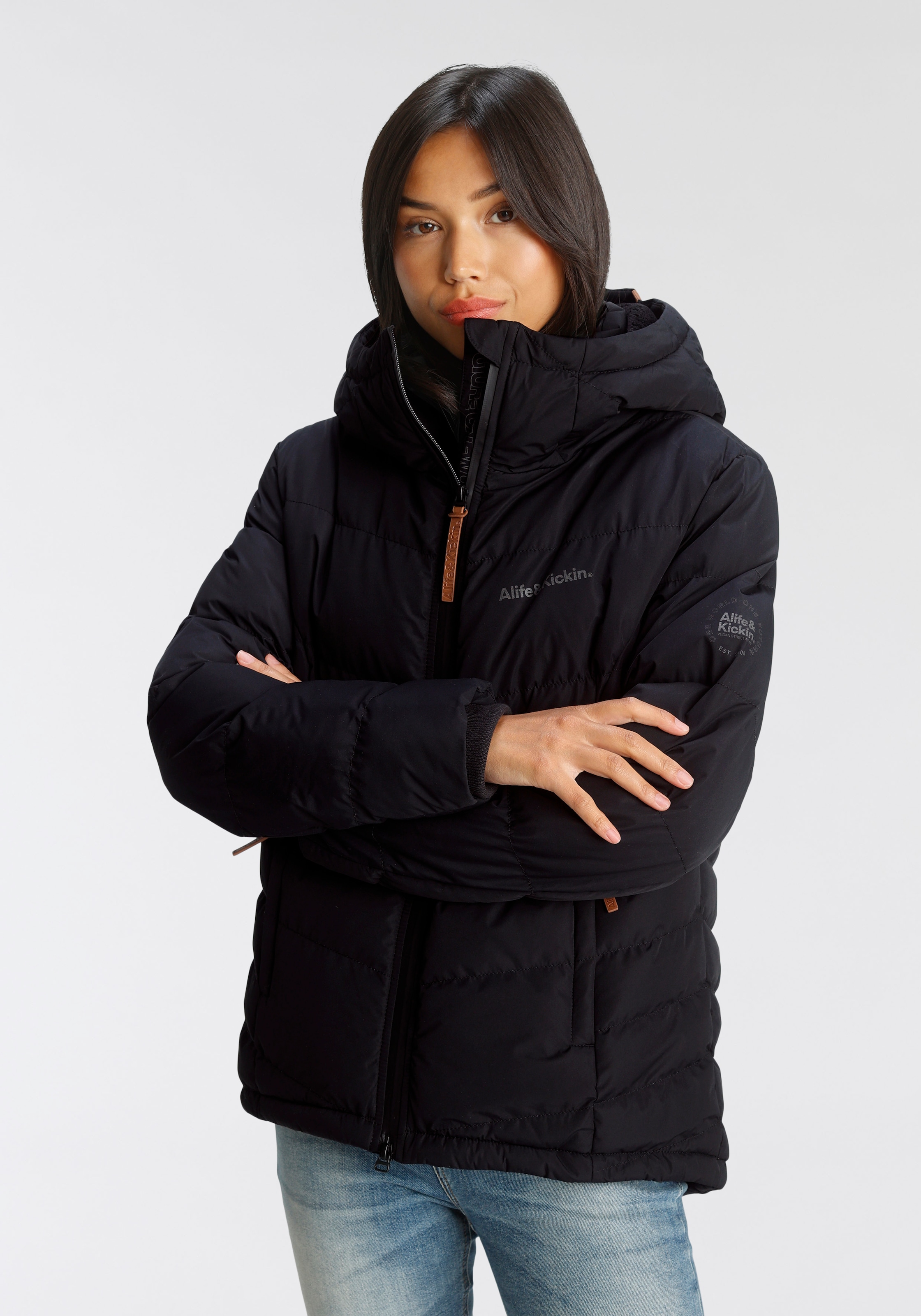 Steppjacke »JUANAAK A«, mit Kapuze, Pufferjacke mit ultraleichter Wattierung und hoher...