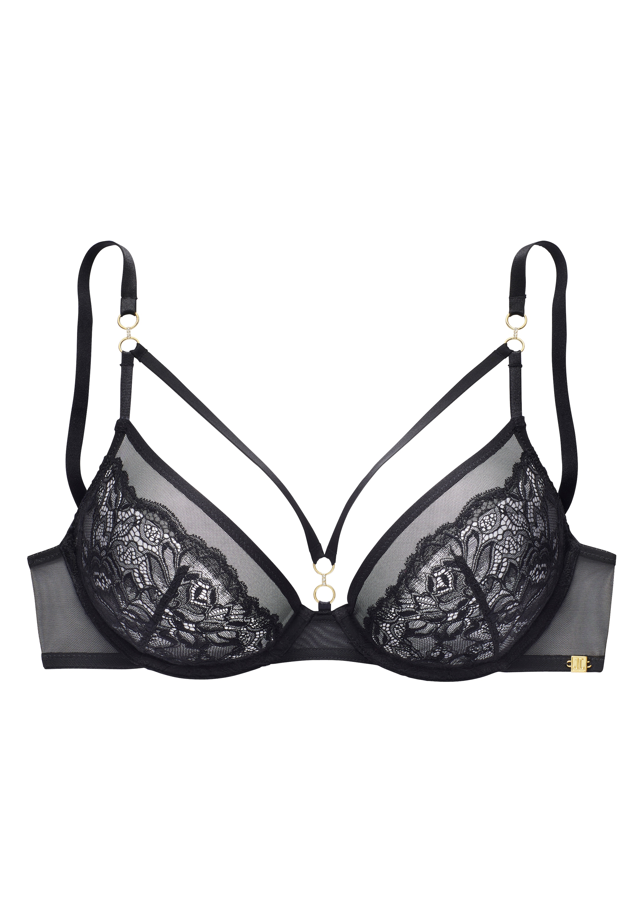 JETTE Bügel-BH, mit aufregenden Ring- und Bänderdetails, sexy Dessous, Reizwäsche