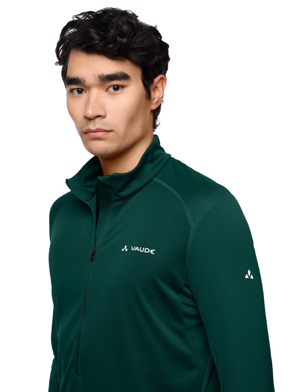 VAUDE Langarmshirt »MEN'S LARICE LIGHT SHIRT II« 1 Stk. mit Stehkragen, mit Reissverschluss, hoch geschlossener Ausschnitt