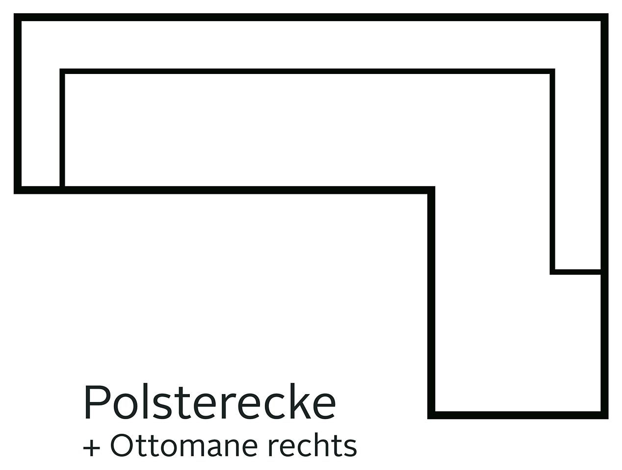 COTTA Canapé d'angle »Leandra L-Form« wahlweise mit Bettfunktion & Bettkasten