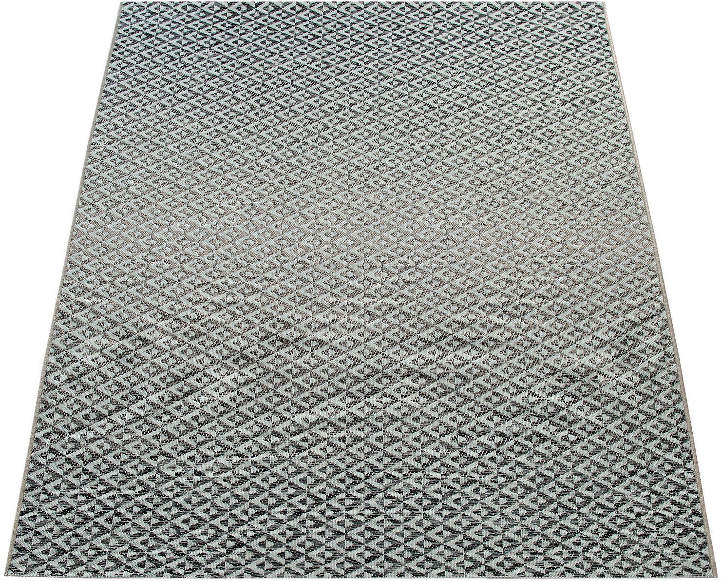 Image of Paco Home Teppich »Kortrijk 745«, rechteckig, 5 mm Höhe, Flachgewebe, modernes geometrisches Design, In- und Outdoor geeignet, Wohnzimmer bei Ackermann Versand Schweiz