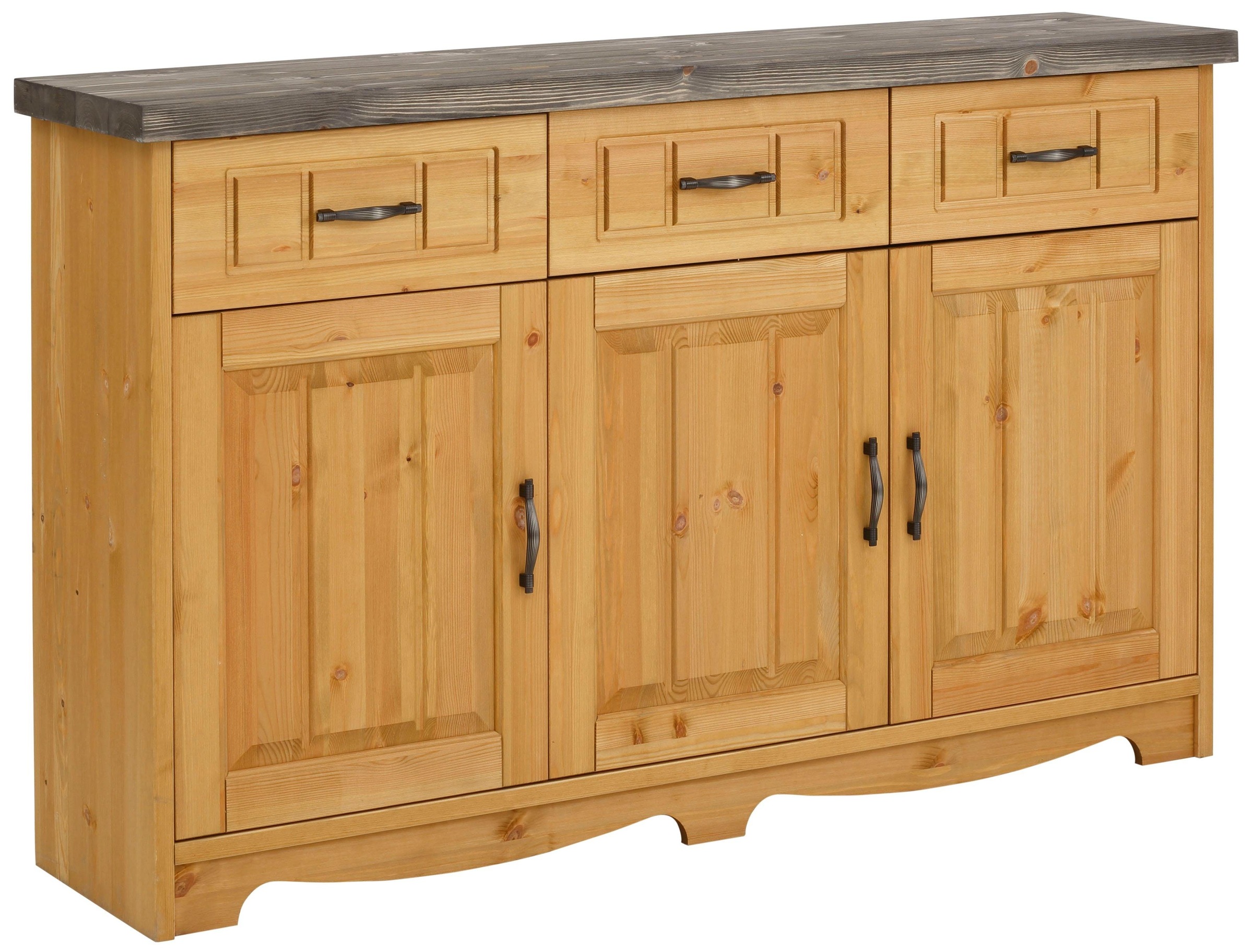 Image of GOODproduct Sideboard "Trinidad Antique" Kommode, 148 cm, FSC zertifiziertes Massivholz