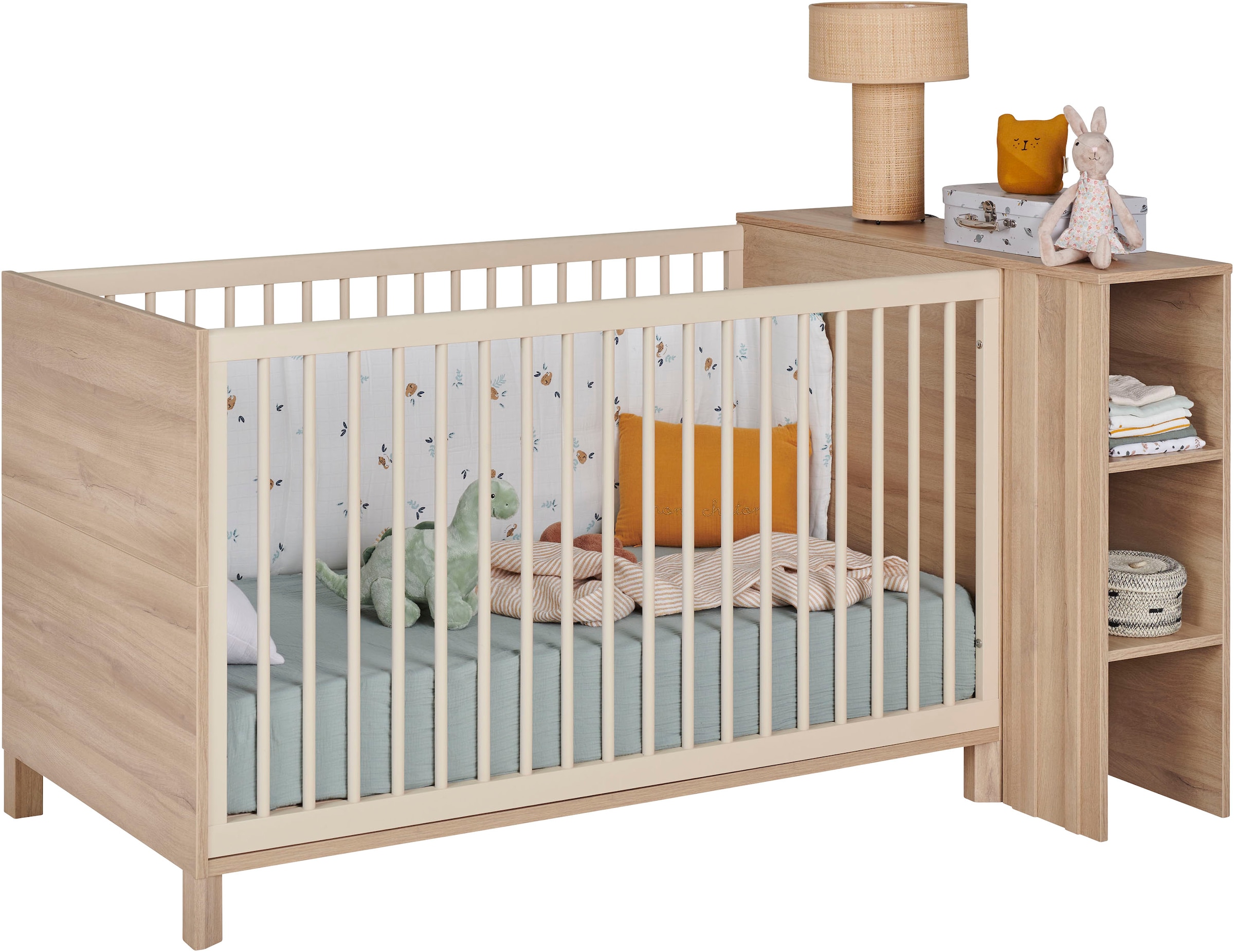 Gami Set complet pour chambre de bébé »Set N°2 Calypso« 5 cuis tlg. Ein Schlafzimmer mit viel Stauraum