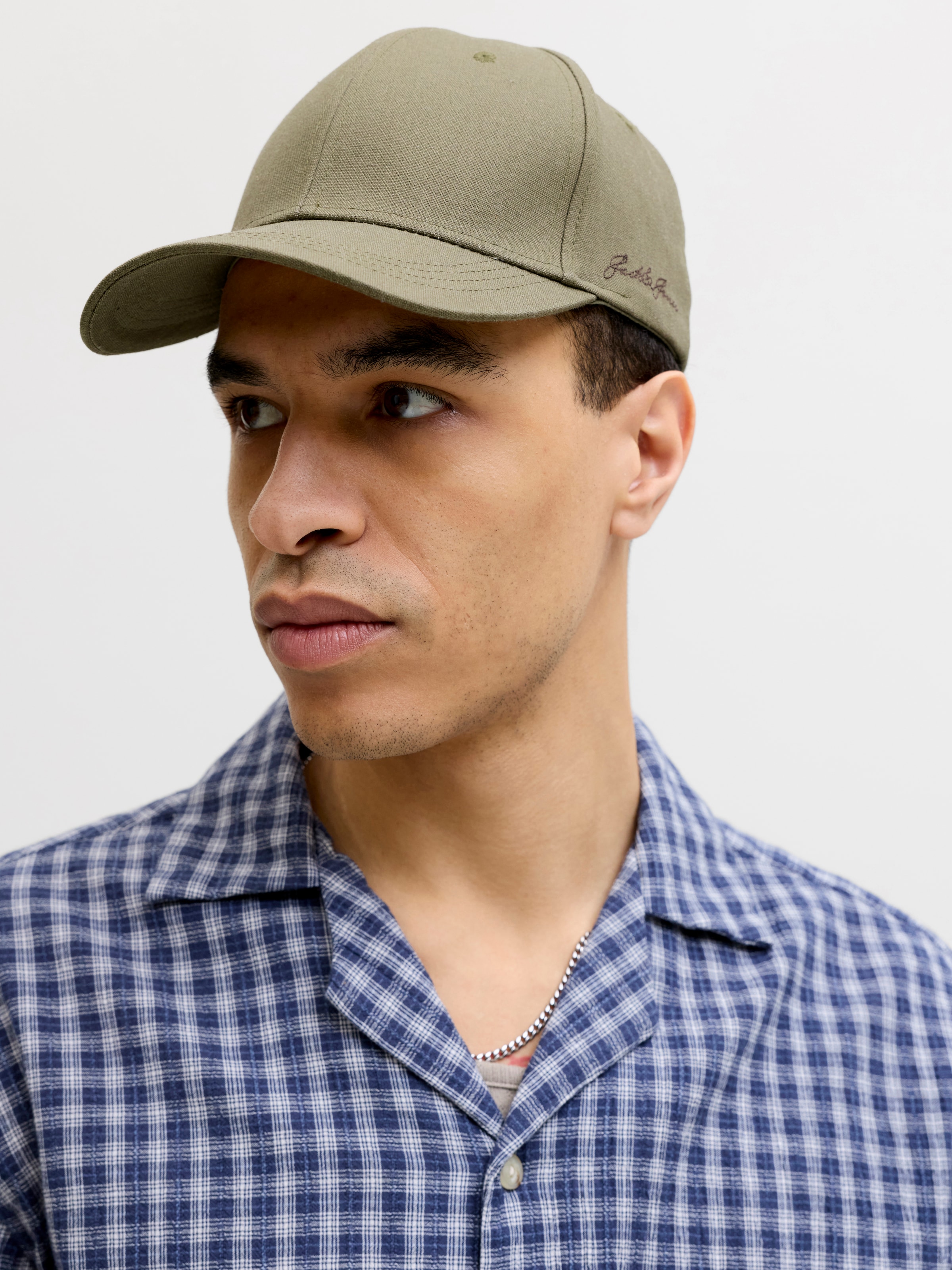 Jack & Jones »JACBASE LOUIS LINEN BLEND CAP SN« avec branding