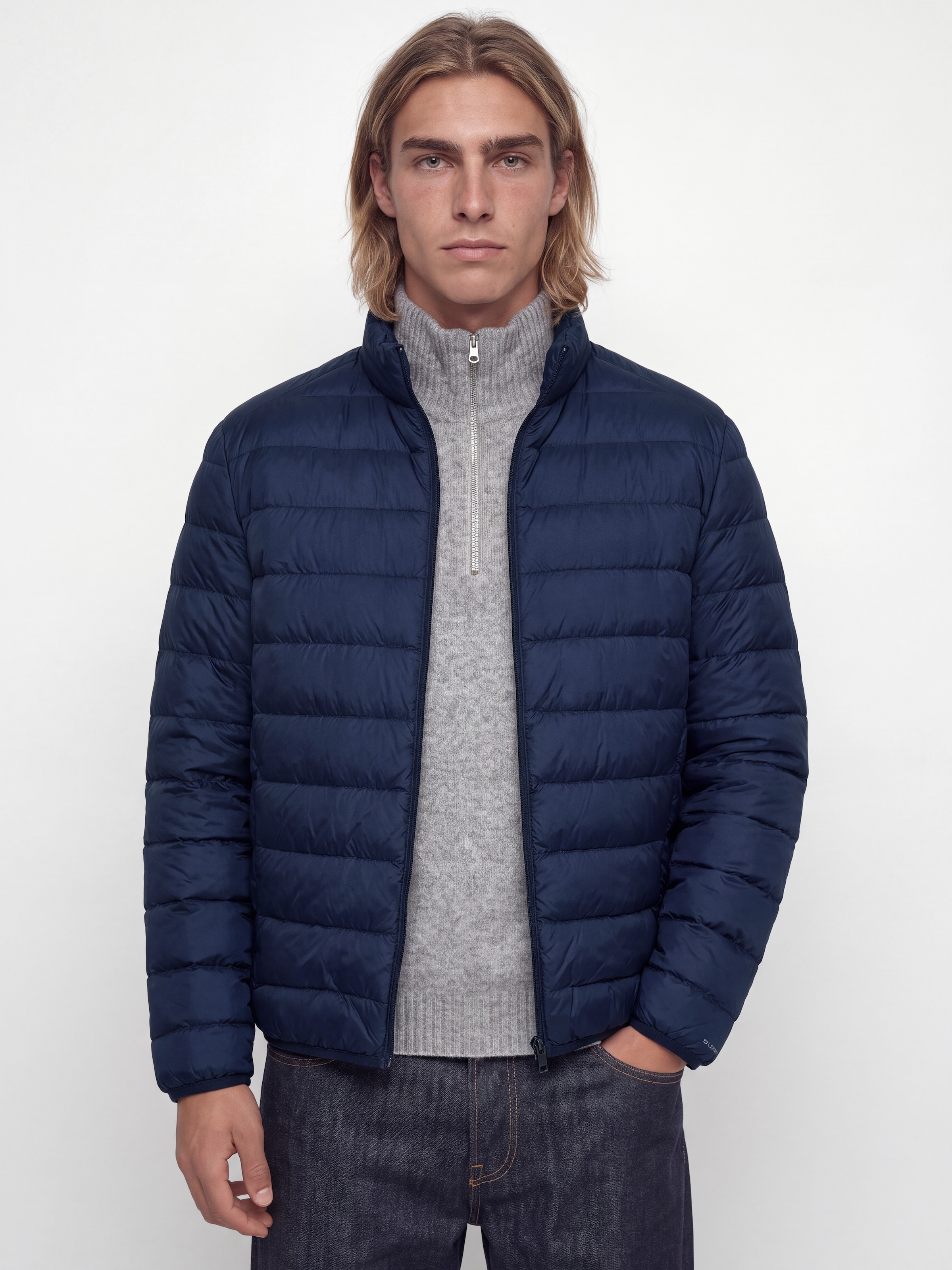 Jack & Jones Steppjacke »JJEBERG LIGHT DOWN COLLAR PUFFER NOOS« Kunstfaser, regular fit