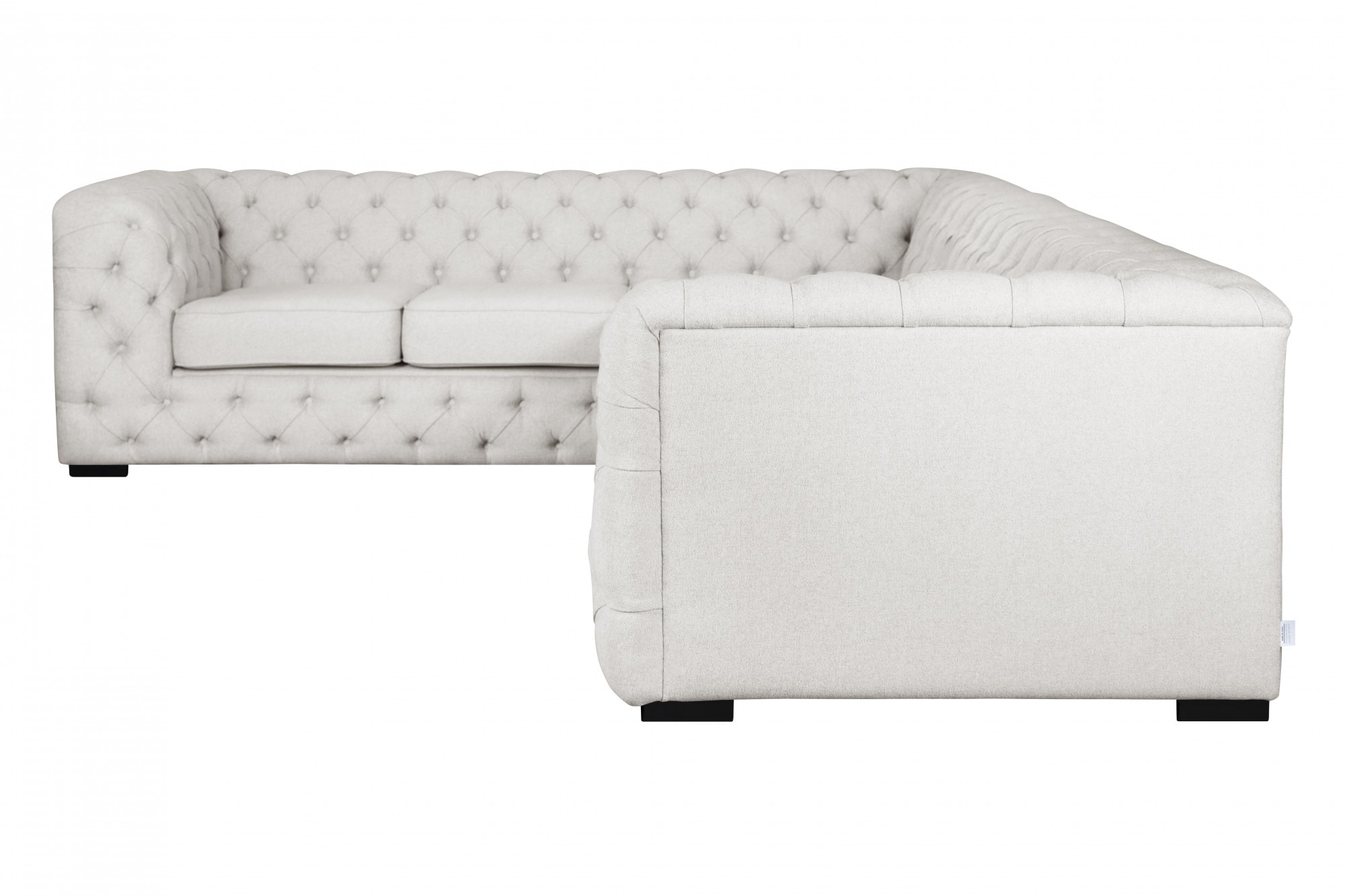 Home affaire Chesterfield-Sofa »KALINA L-Form«, hochwertige Chesterfield-Ausführung, sehr hochwertige Verarbeitung