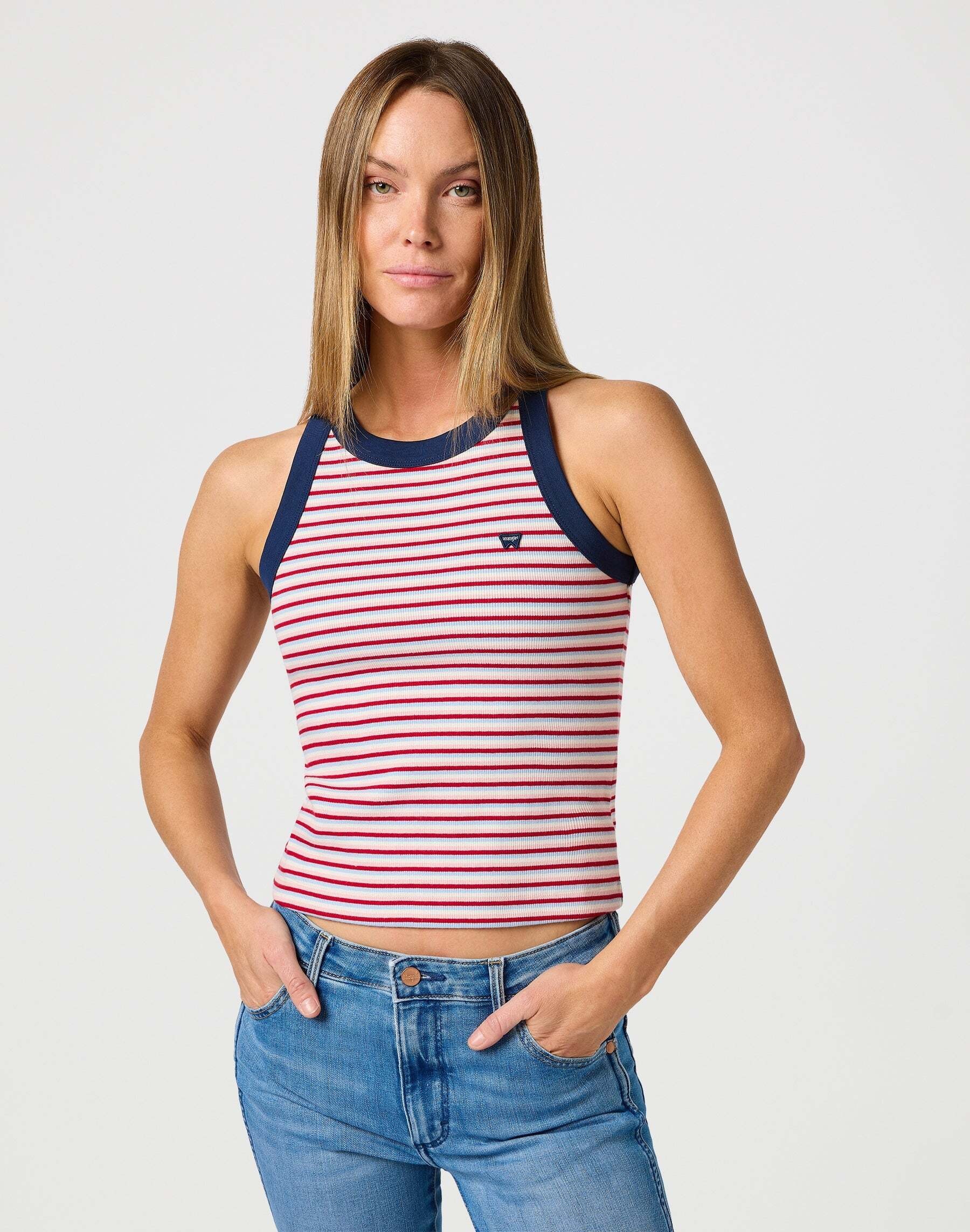 Image of Wrangler T-Shirt "WRANGLER T-Shirt Ringer Tank"