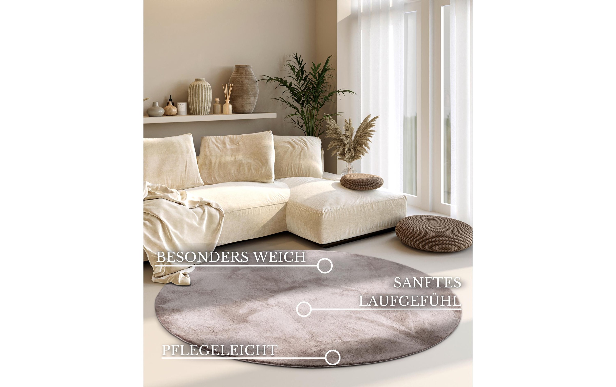 Villeroy & Boch Teppich »Leon 160 cm x 160 cm«