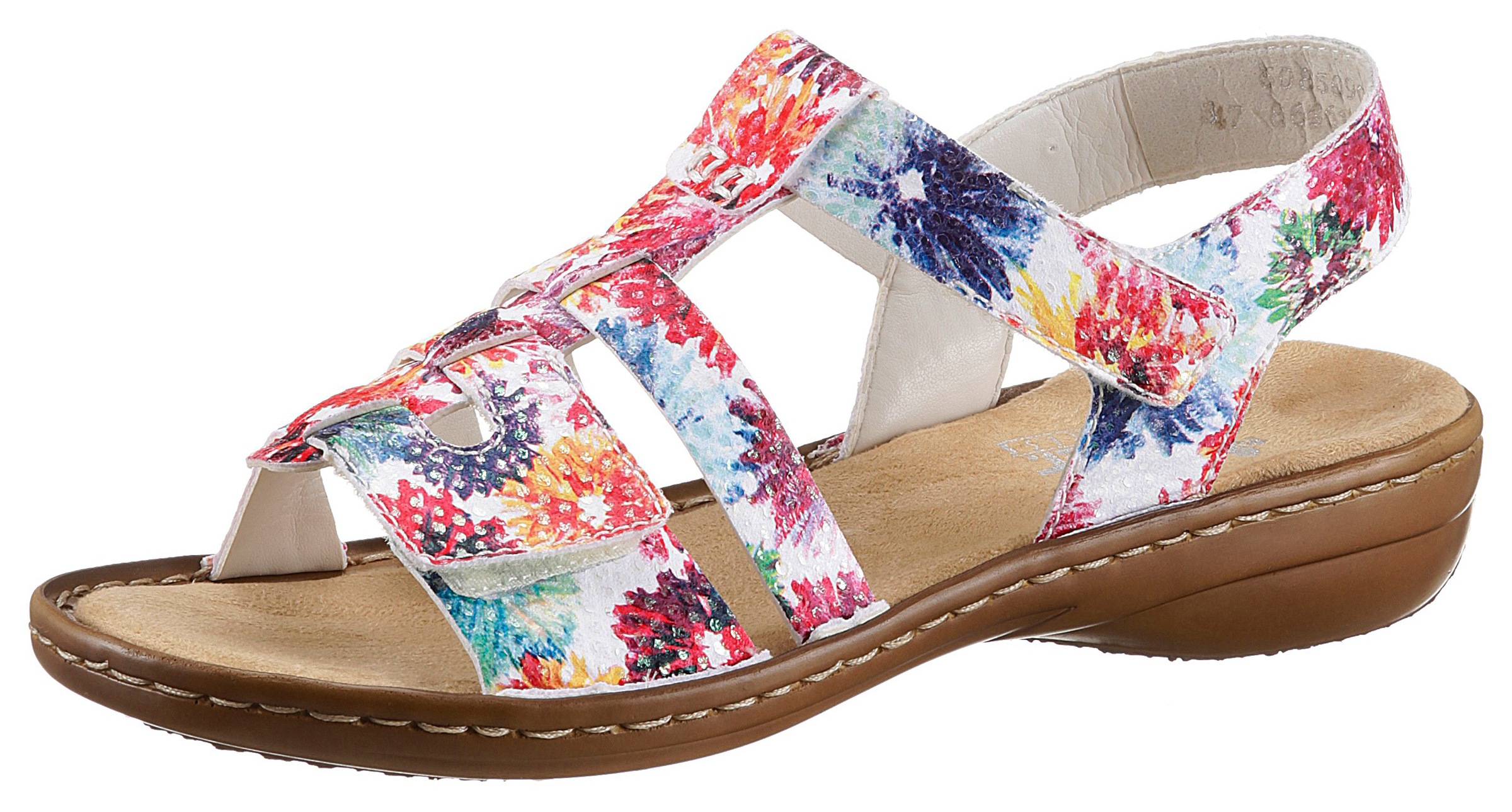 Image of Rieker Riemchensandale, mit sommerlichem Muster bei Ackermann Versand Schweiz