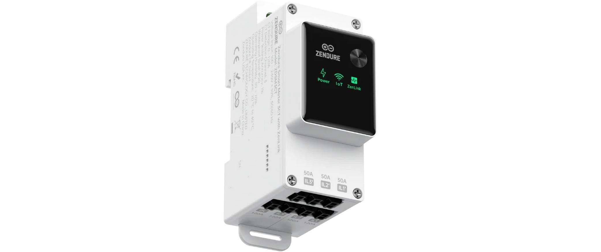 Image of Zendure Energiekostenmessgerät "Smart Meter 3CT 3-Phasen, WLAN"