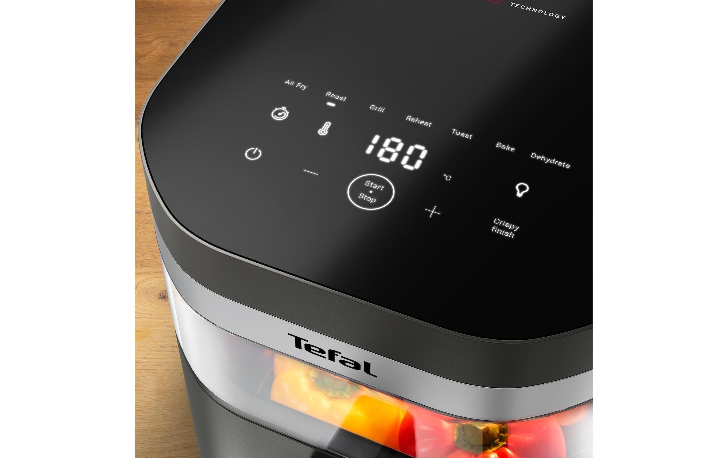 Tefal Heissluftfritteuse »Easy Fry Infrared« 8 Programme, Sichtfenster, doppelte Heizelemente, EY832H