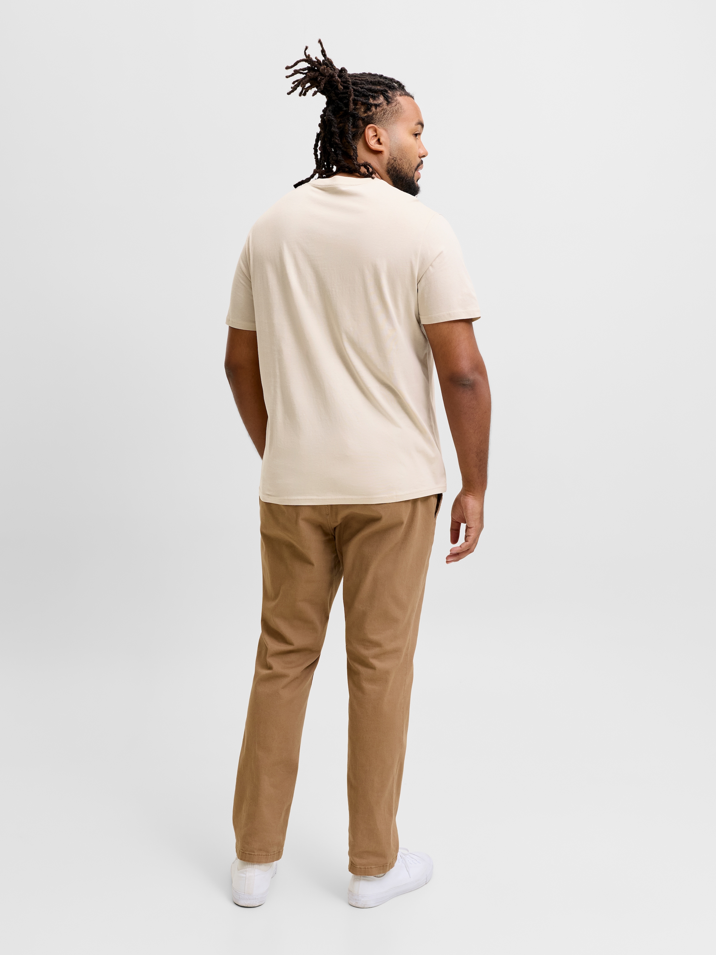 Jack & Jones PlusSize Rundhalsshirt »JJBUSTER TEE SS CREW NECK BTS SN PLS« Baumwolle, regular fit
