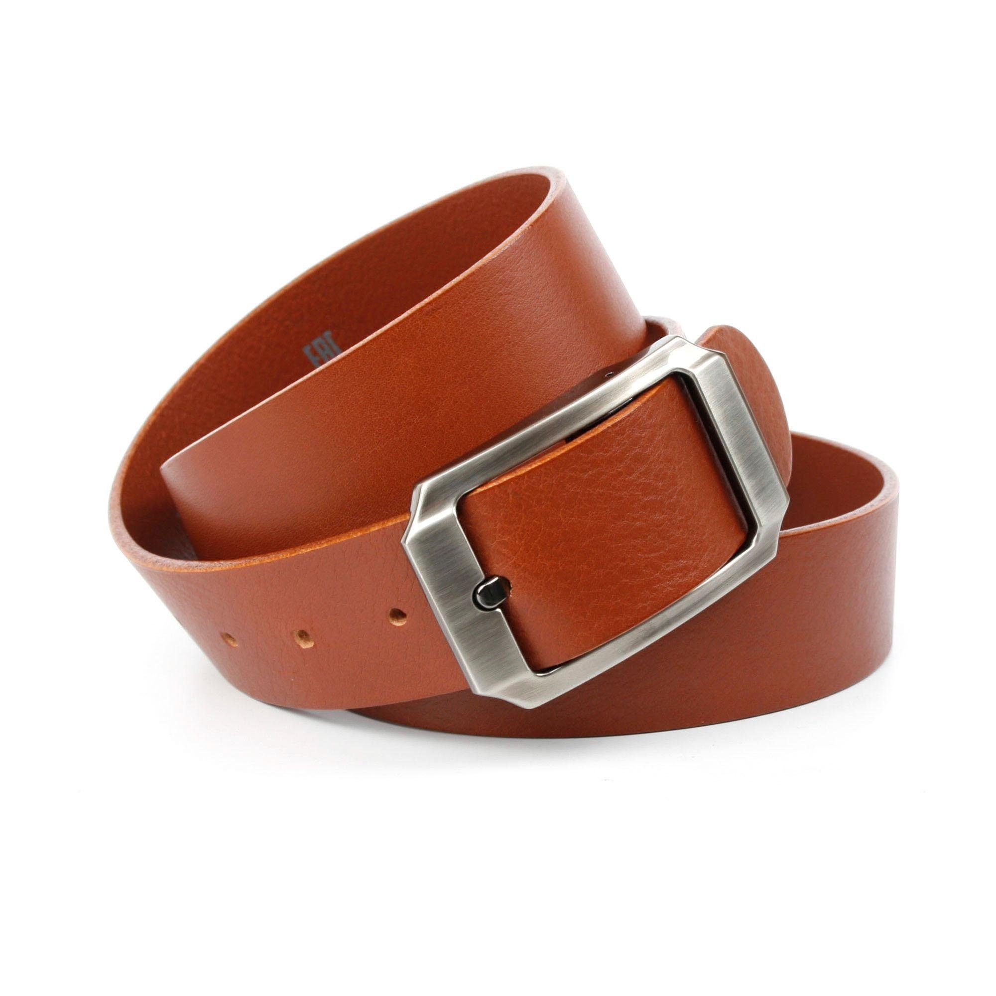 Image of Anthoni Crown Ledergürtel, mit Dornschliesse in schwarz, gebürstete Optik bei Ackermann Versand Schweiz