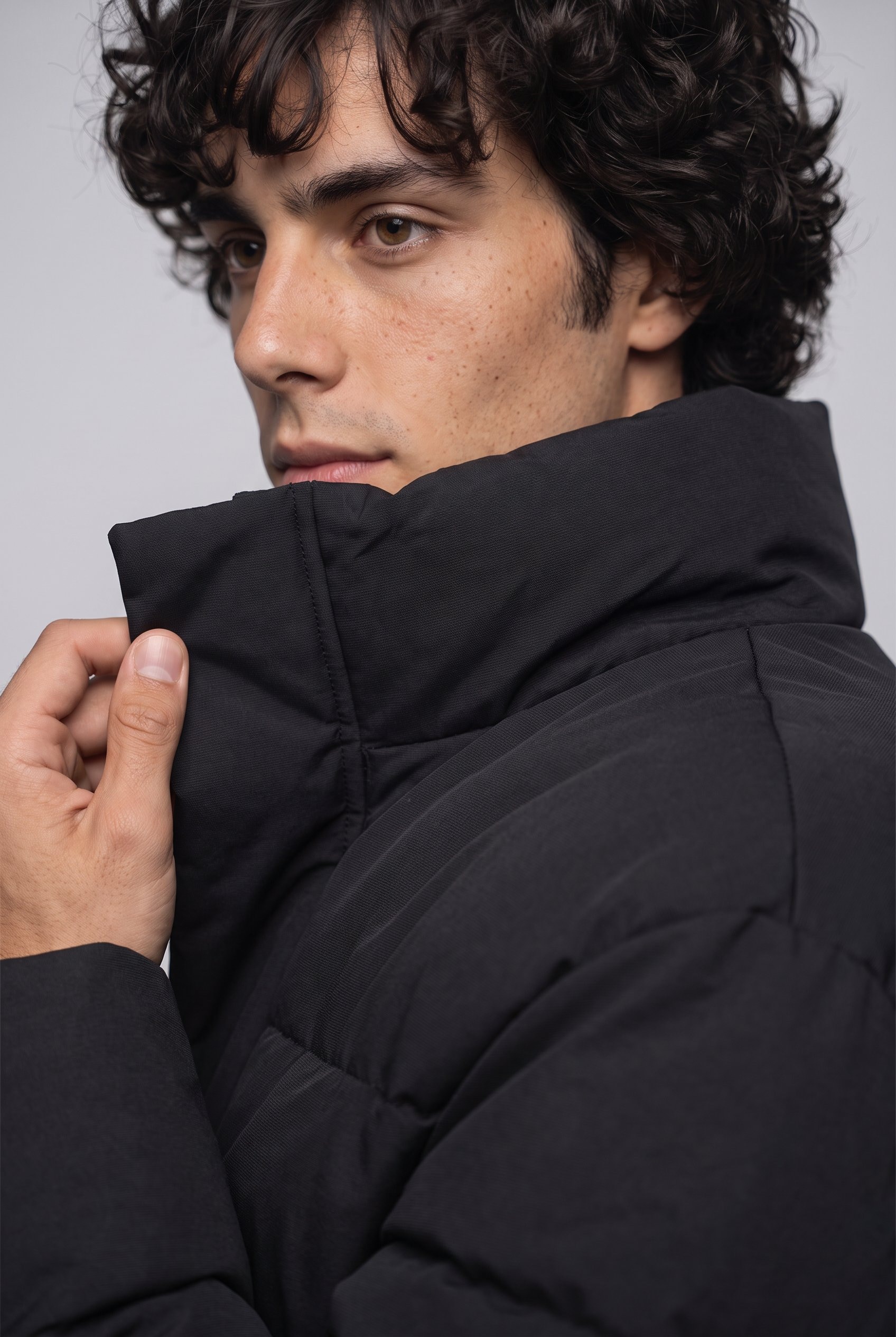 Jack & Jones Veste matelassée »JJESOHO PUFFER COLLAR AW26 SN« fibre synthétique, coupe régulière