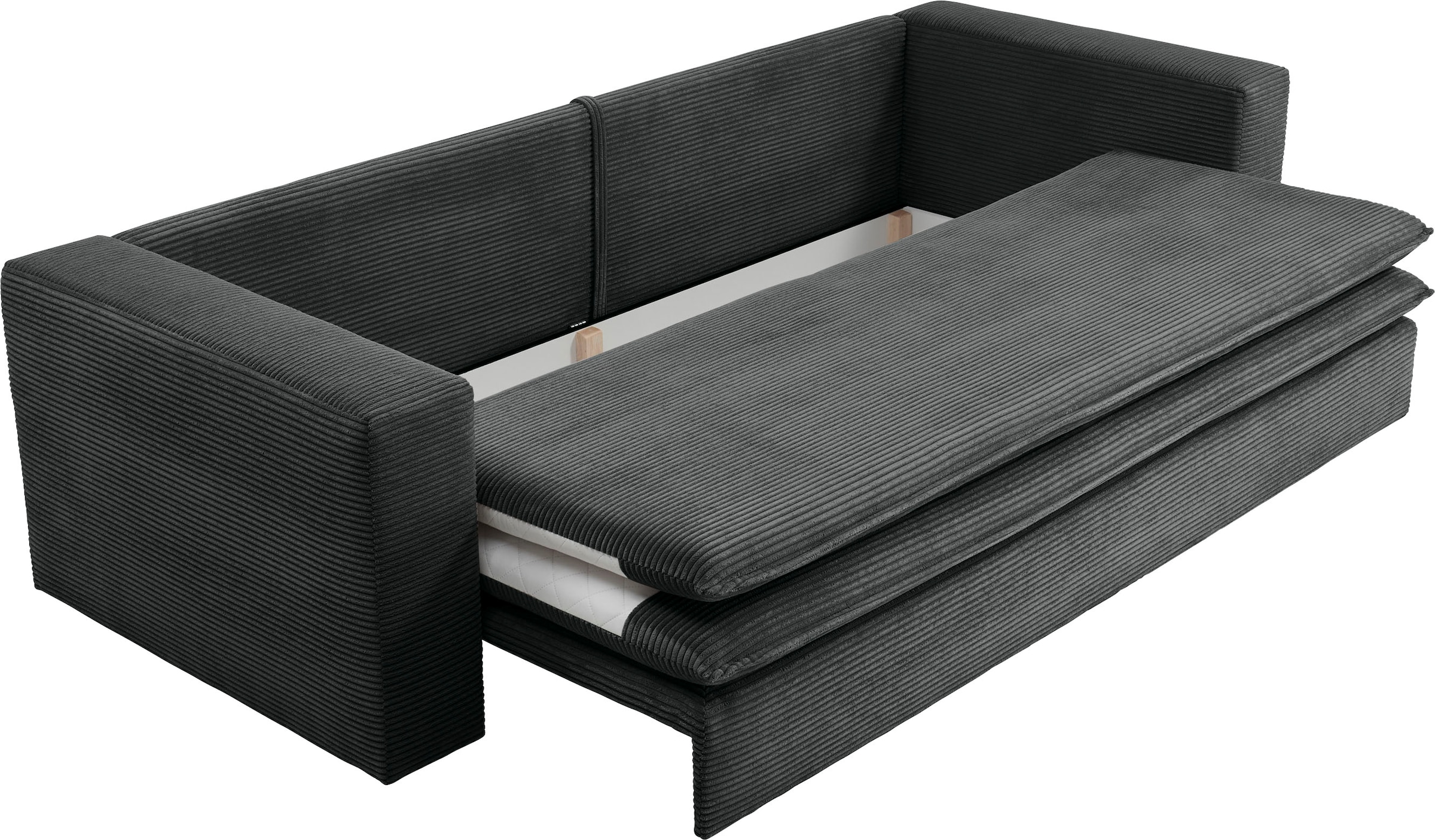 tlg.), und 3-Sitzer-Sofa of (2 Set »PIAGGE«, Bettfunktion Style Sitzgruppe Places kaufen im mit Loveseat-Hocker